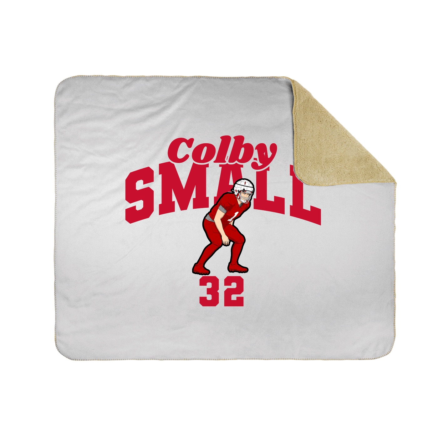 Throw Blanket — Signature Arch in White