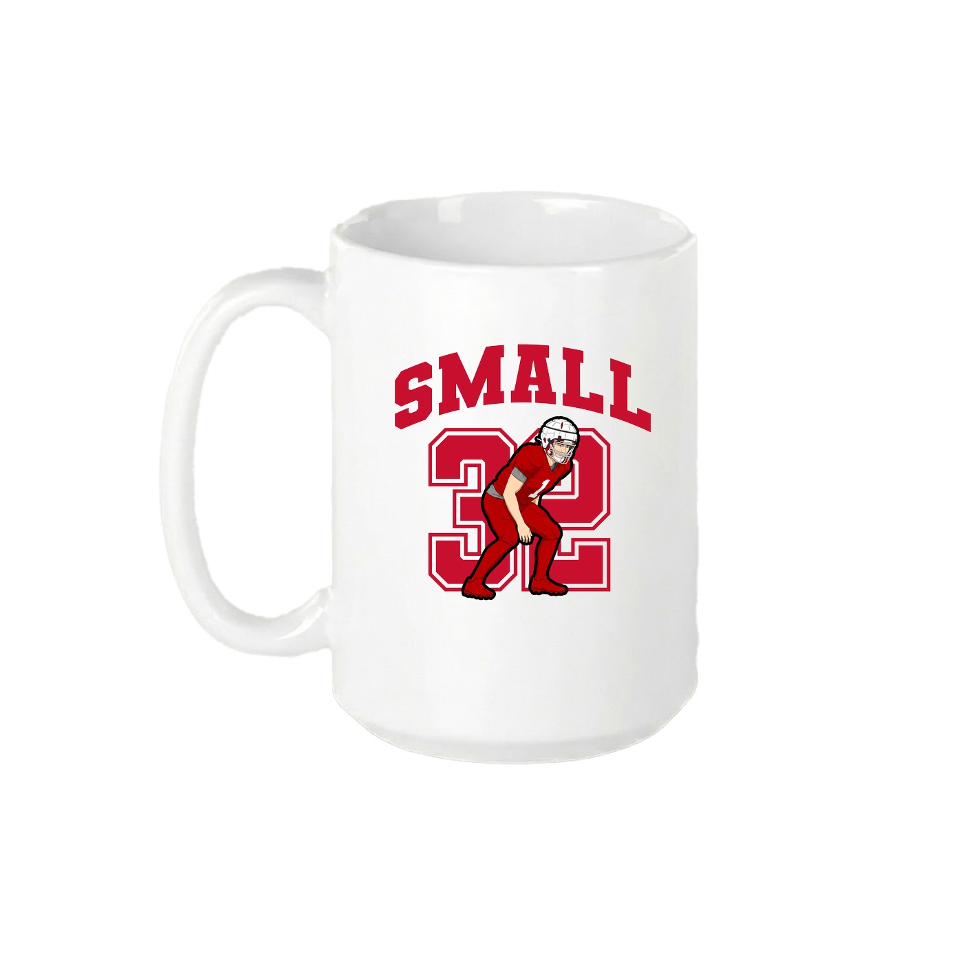 15oz Coffee Mug — Number in White