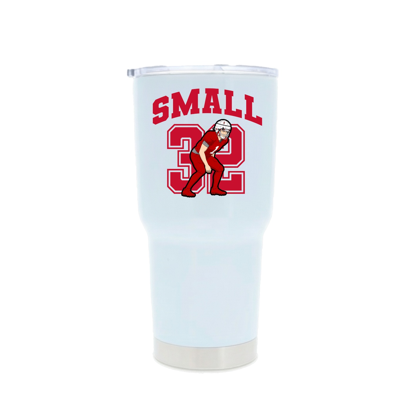 30oz Stainless Steel Tumbler — Number in White