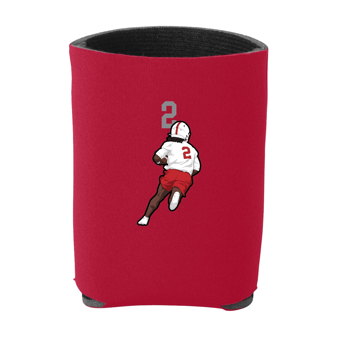 Can Holder — Number Top in Red