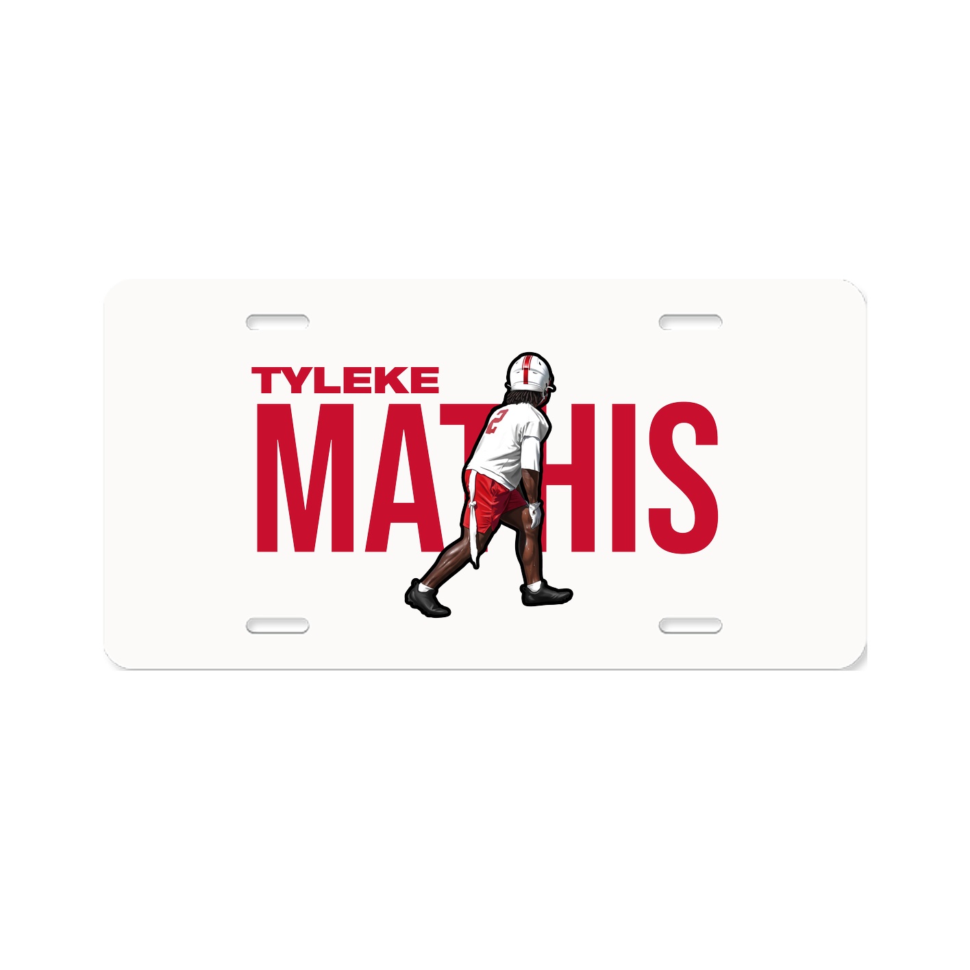 License Plate — Player Name in Classic
