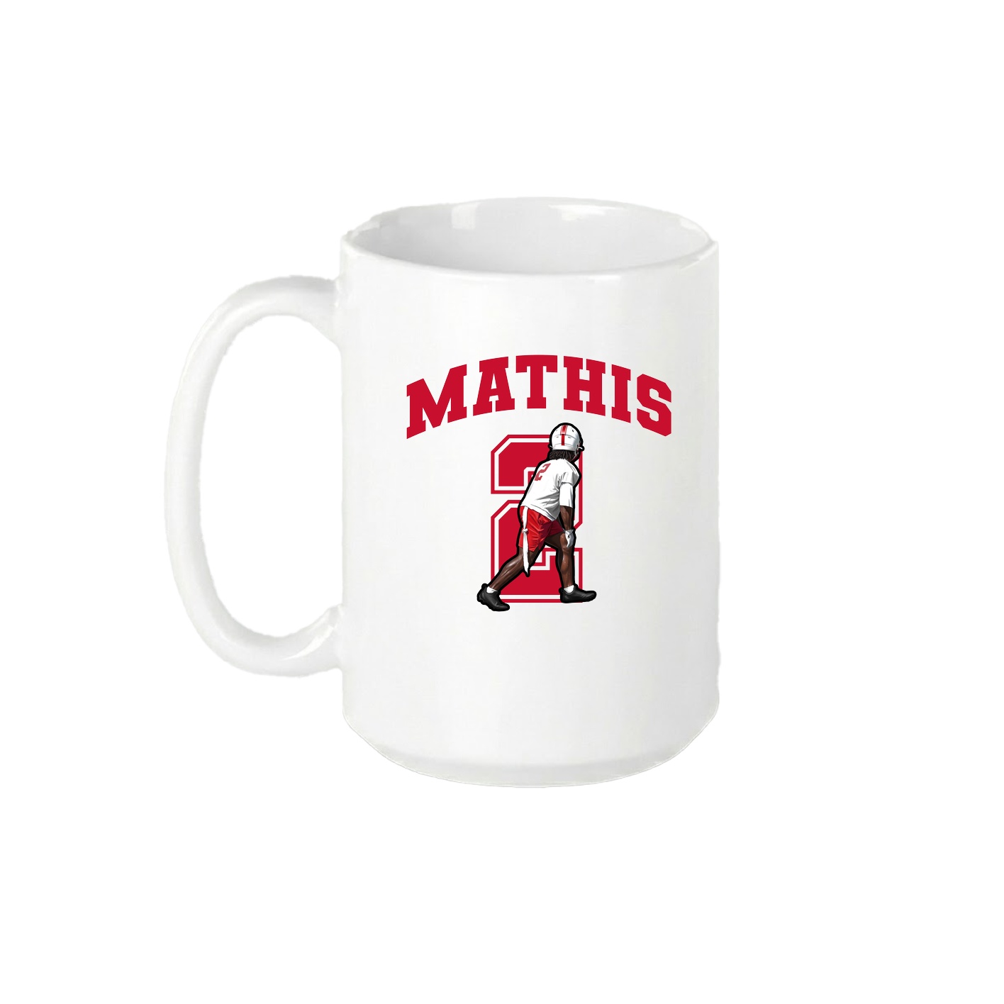 15oz Coffee Mug — Number in White