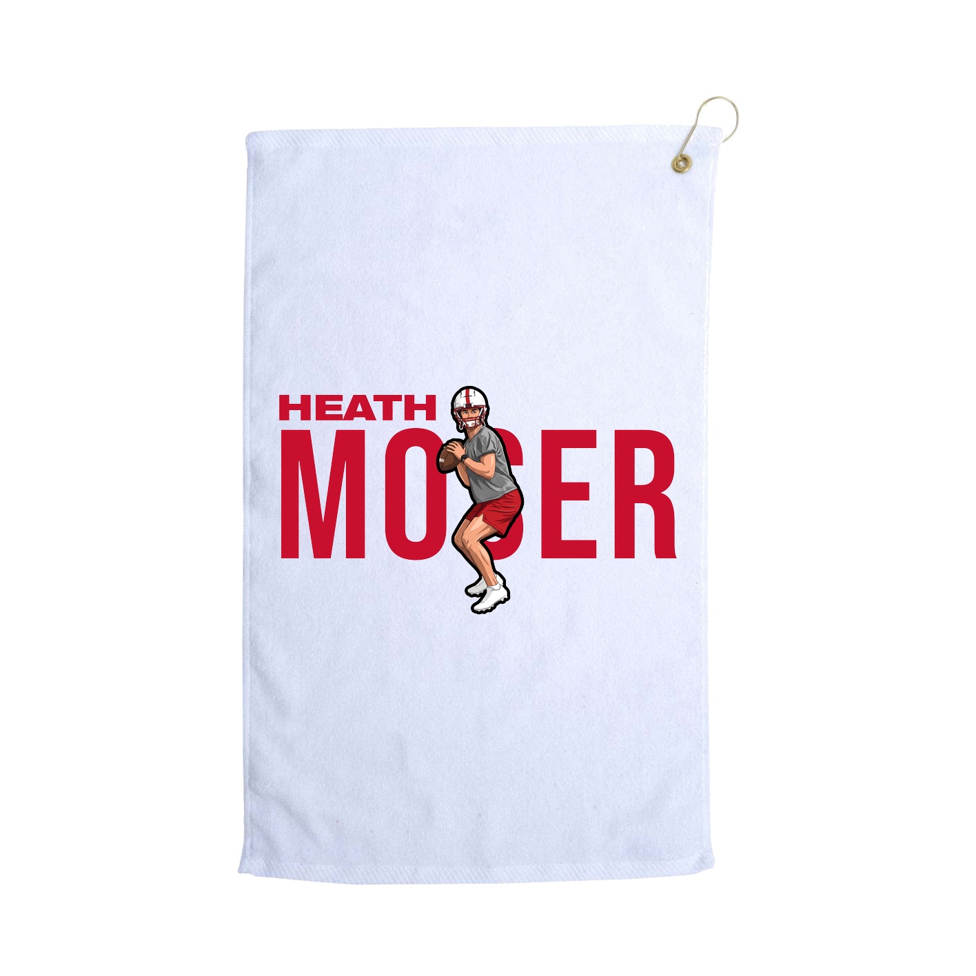 Golf Towel — Player Name in White