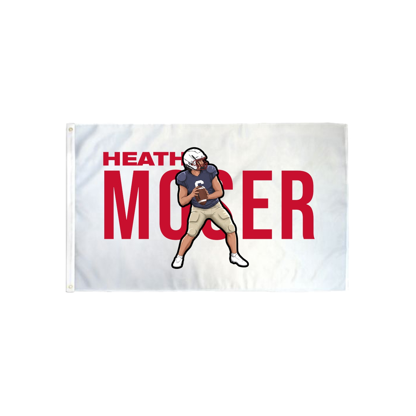 3x5 Flag — Player Name in Classic
