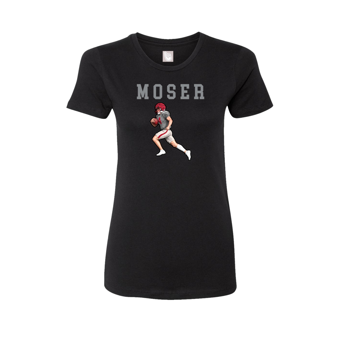 Fitted Women's Tee — Shirsey in Black