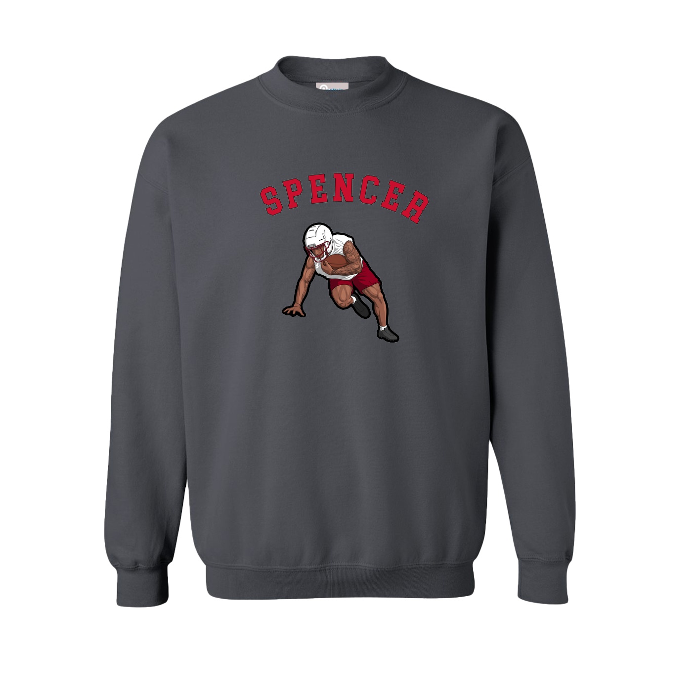 Fleece Crew — Shirsey Arch in Grey