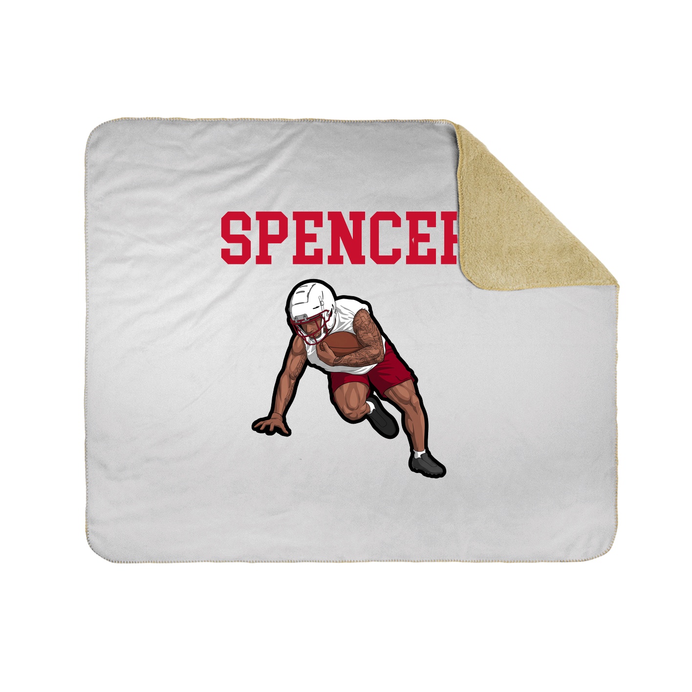 Throw Blanket — Shirsey in White