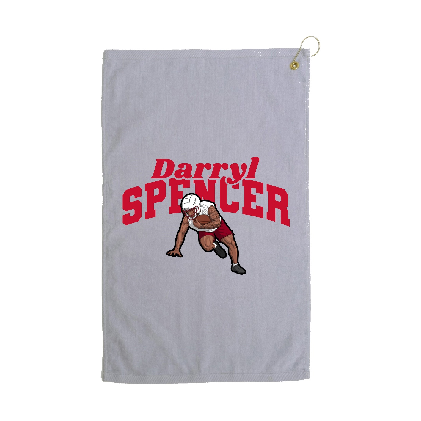 Golf Towel — Signature Arch in Grey