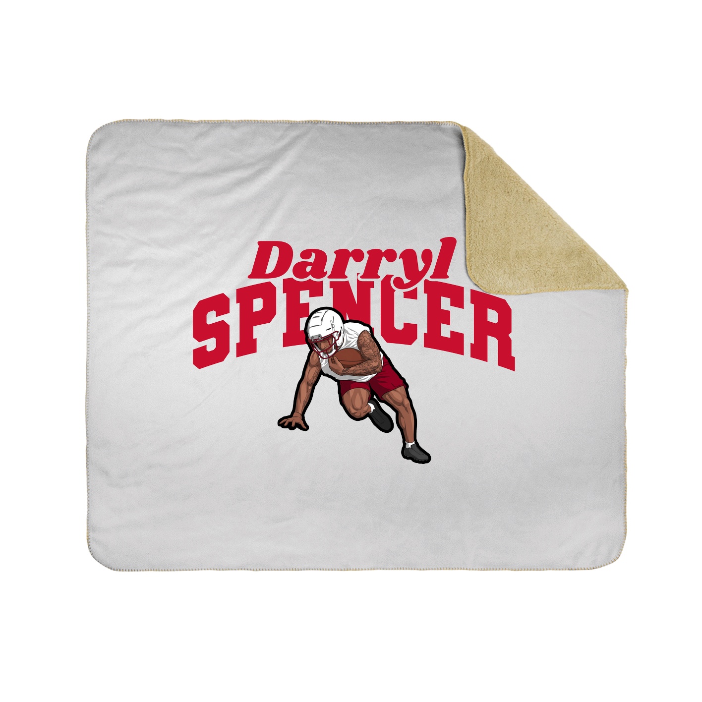 Throw Blanket — Signature Arch in White