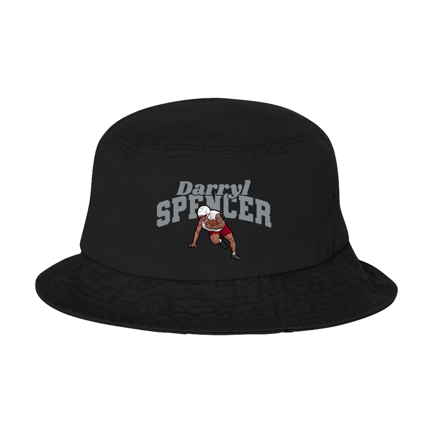 Bucket Cap — Signature Arch in Black
