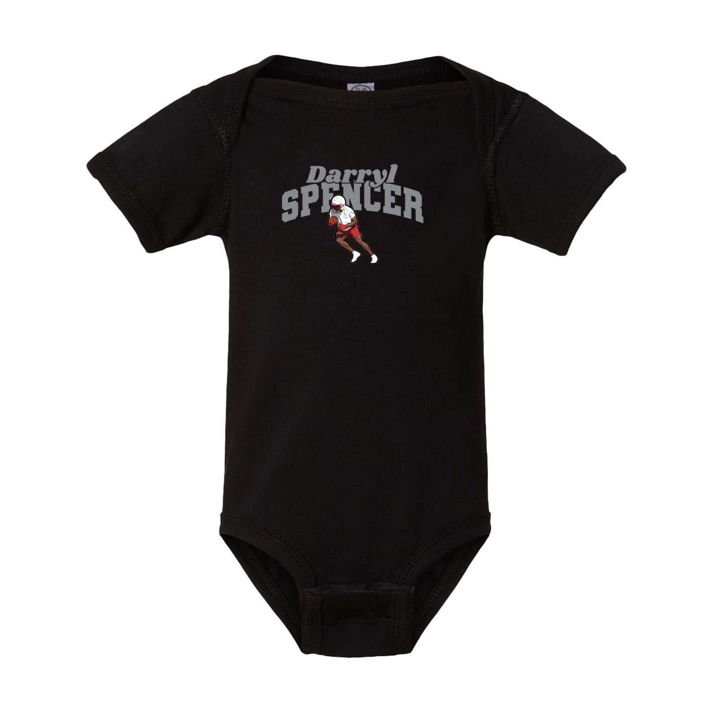 Baby Onesie — Signature Arch in Black