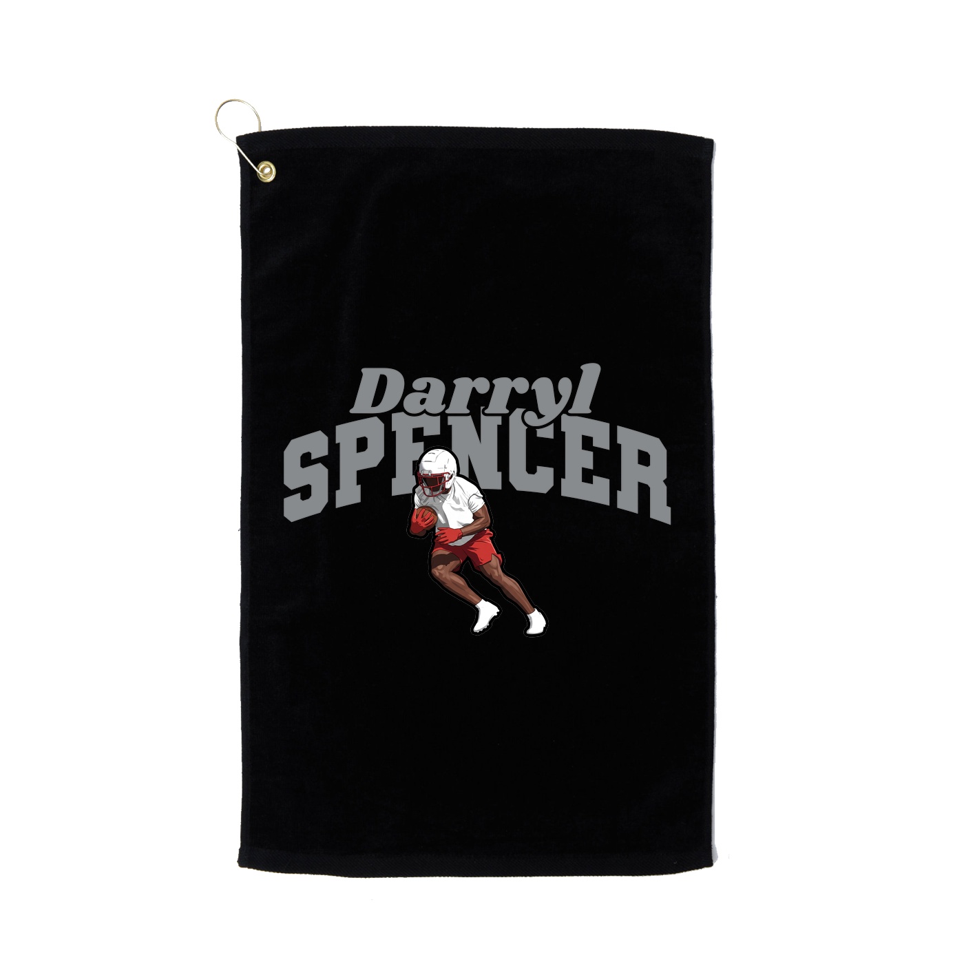 Golf Towel — Signature Arch in Black