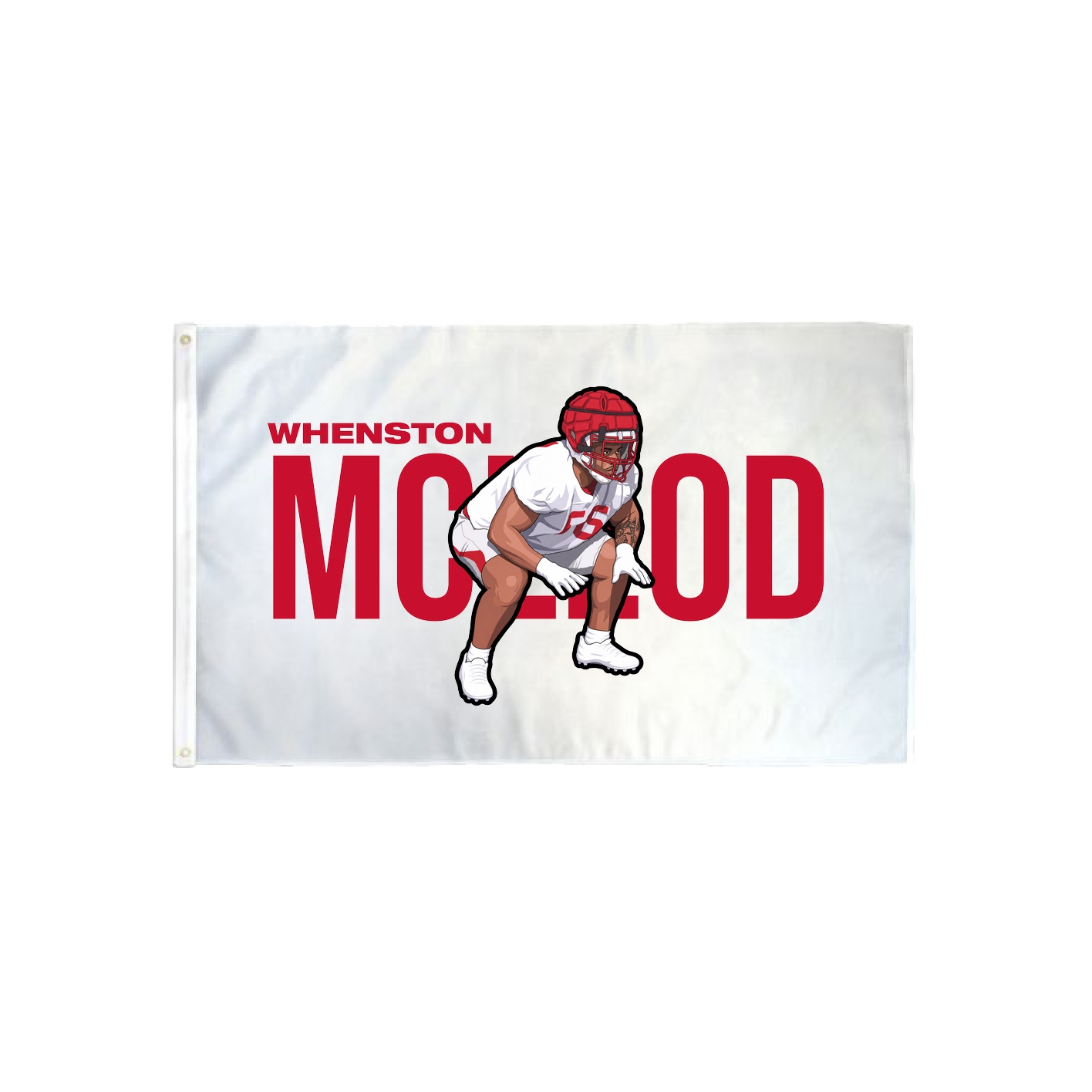 3x5 Flag — Player Name in Classic