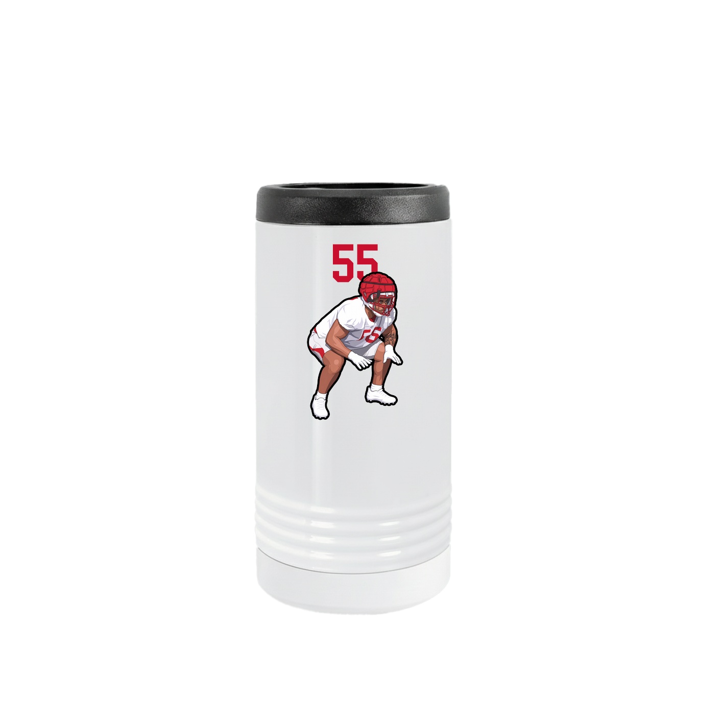 Slim Beverage Holder — Number Top in White