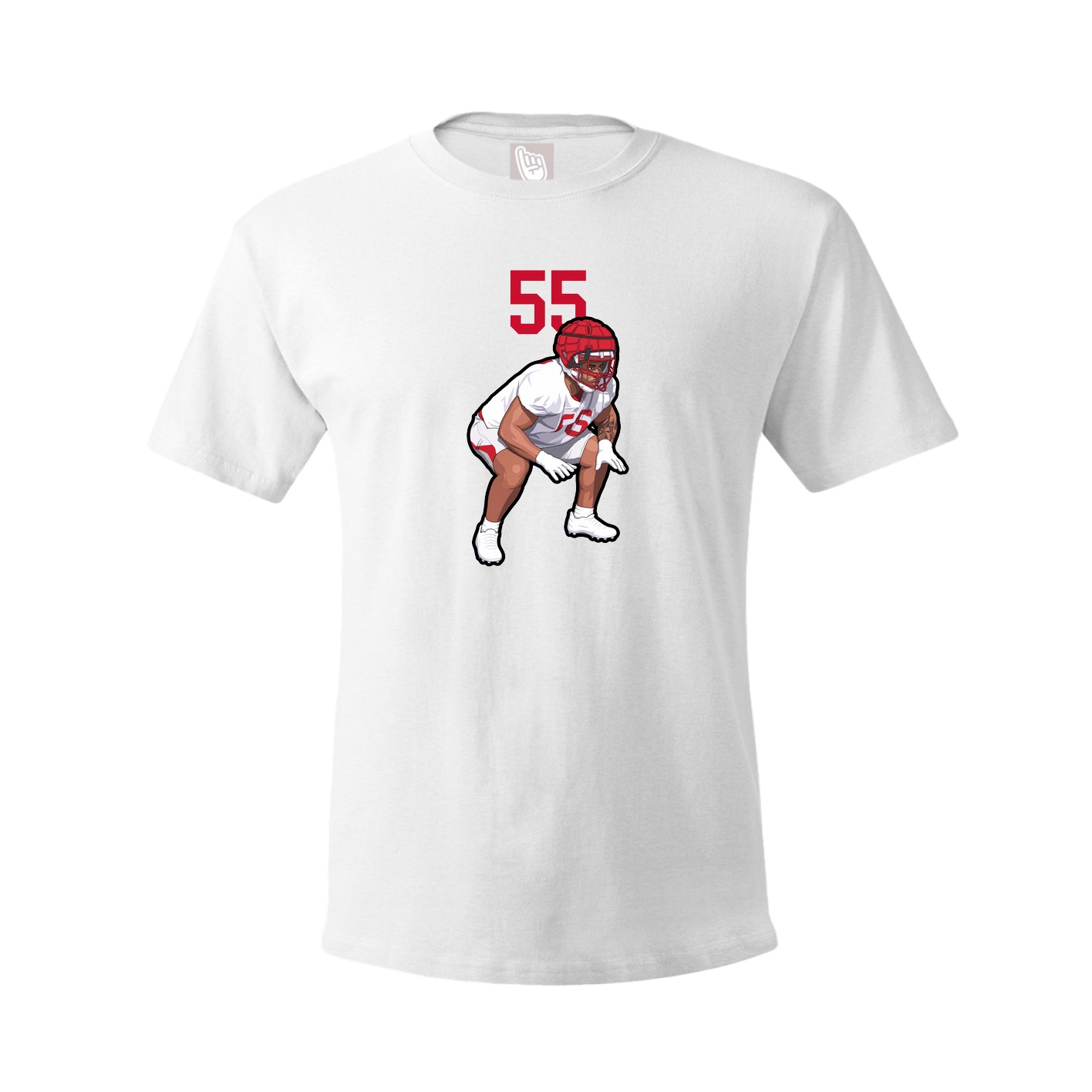 Tee — Number Top in White