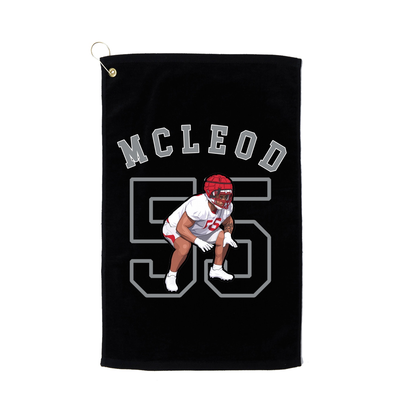 Golf Towel — Shirsey Arch in Black