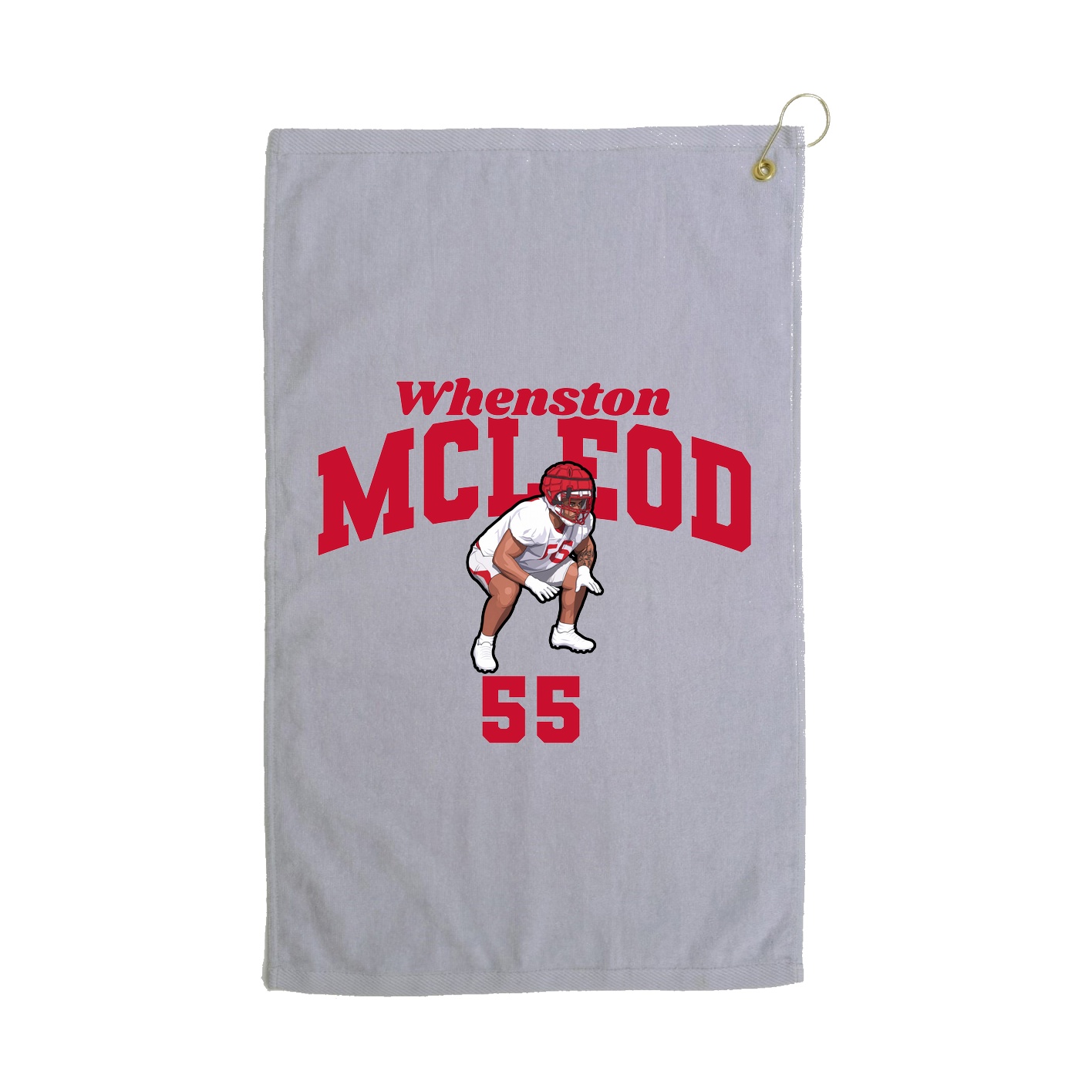 Golf Towel — Signature Arch in Grey