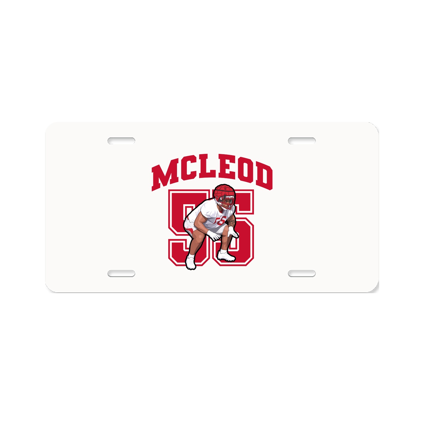License Plate — Number in Classic