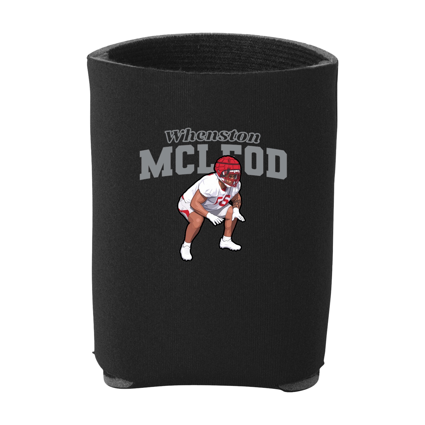 Can Holder — Name Arch in Black