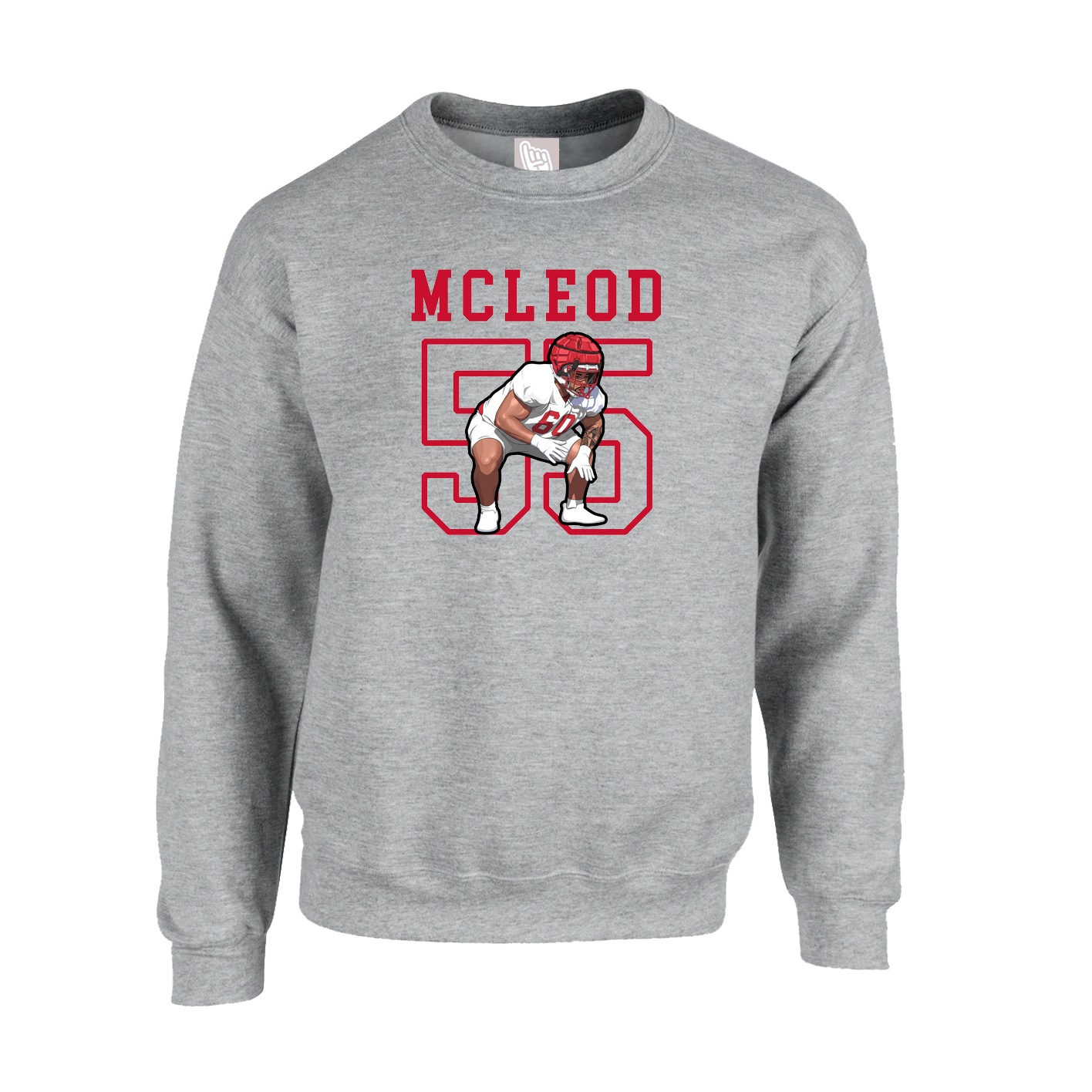 Fleece Crew — Shirsey in Grey