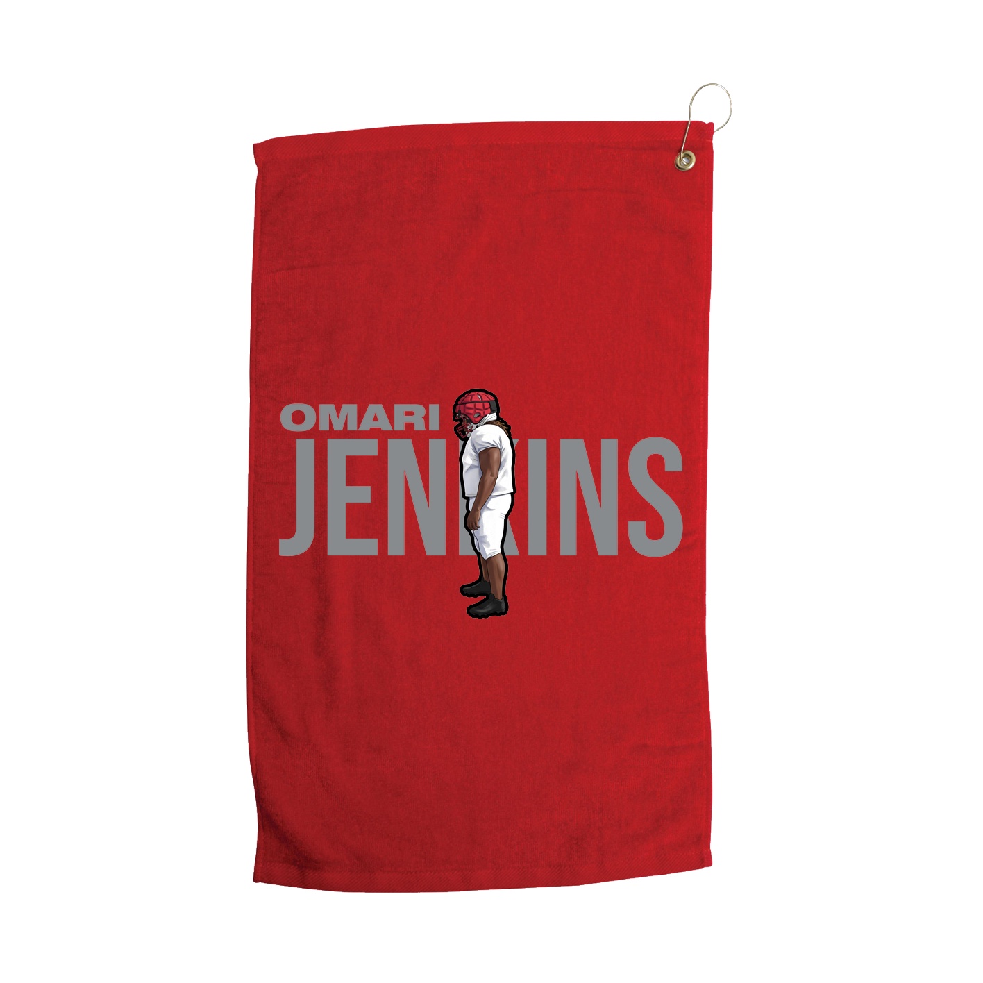 Golf Towel — Player Name in Red