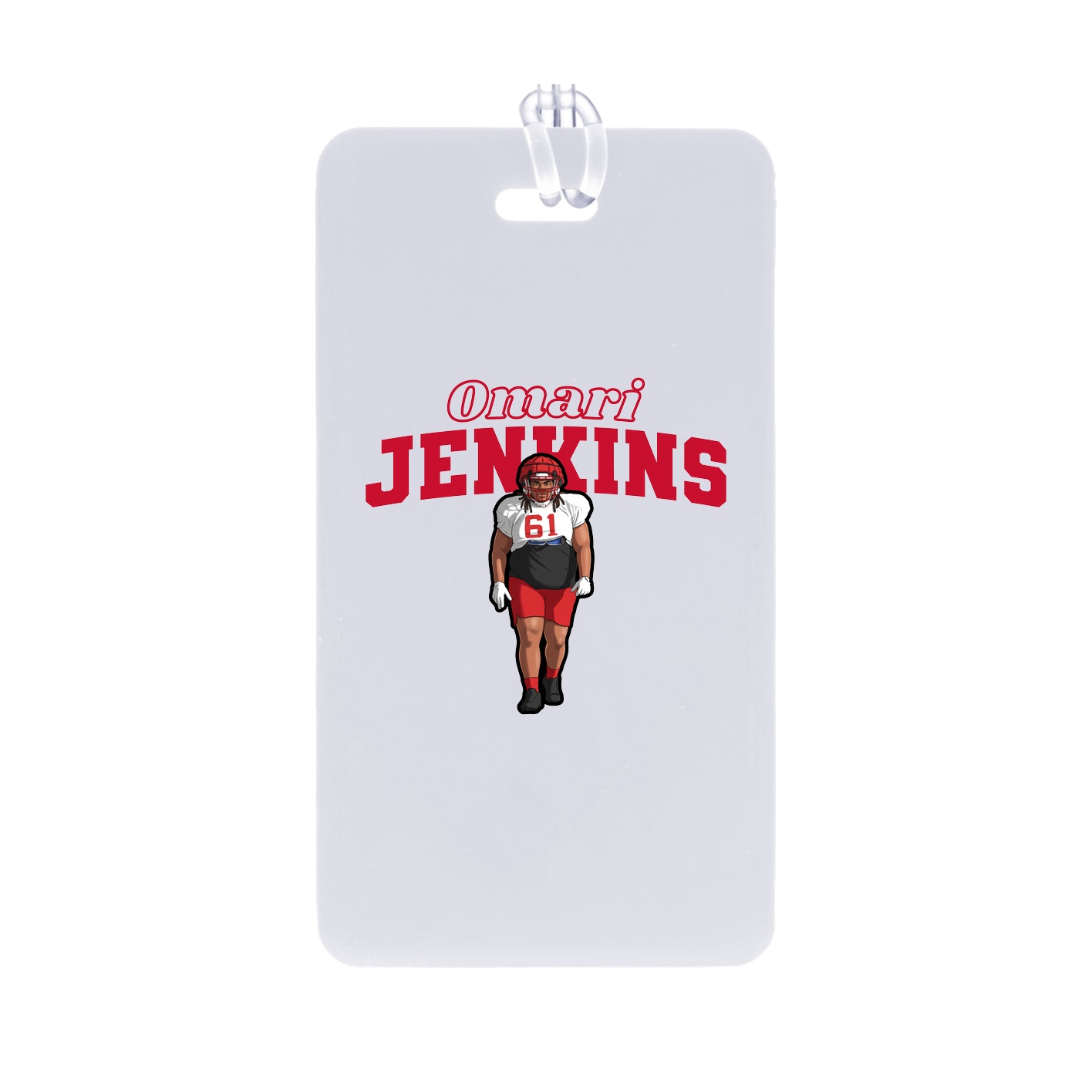 Bag Tag — Name Arch in Classic
