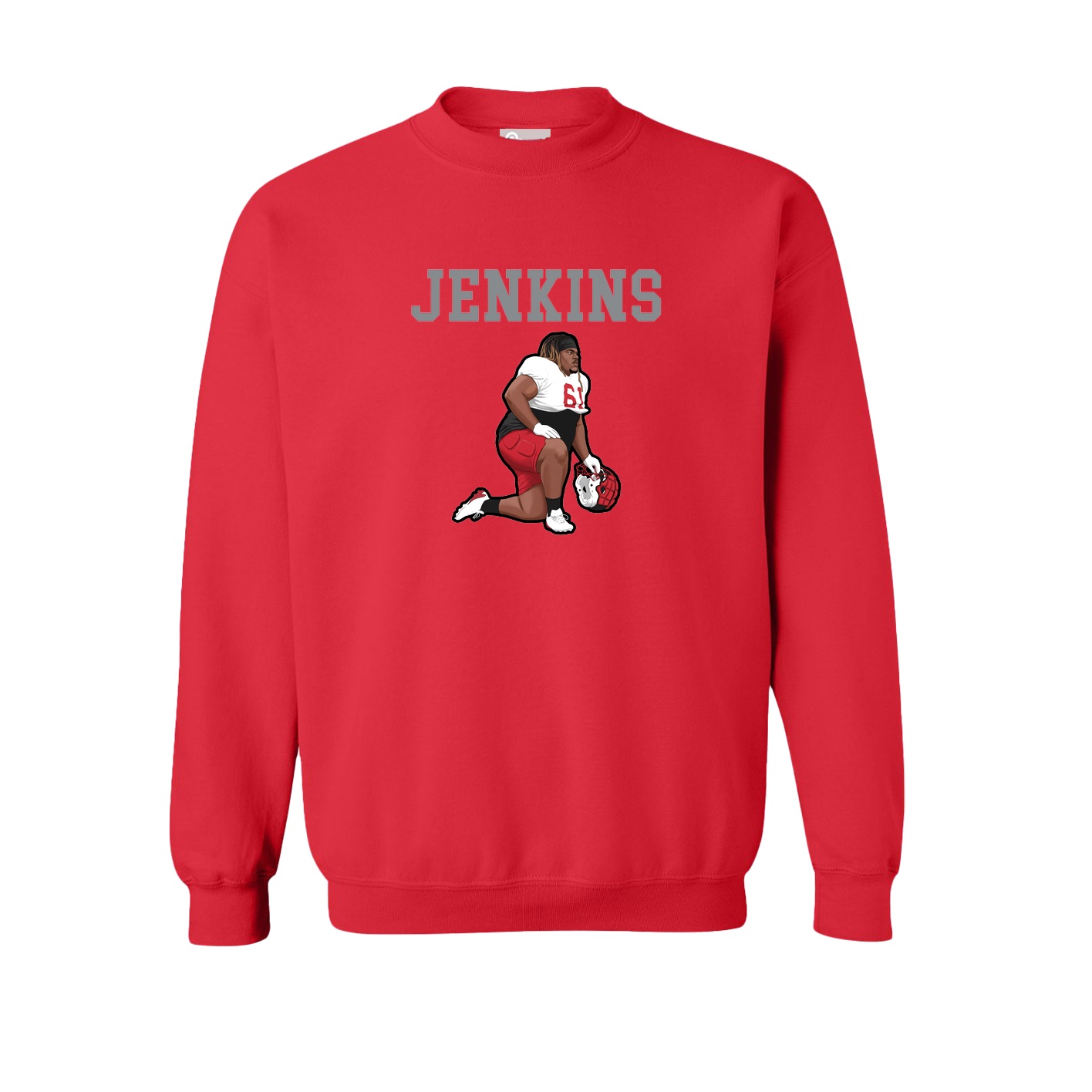 Fleece Crew — Shirsey in Red