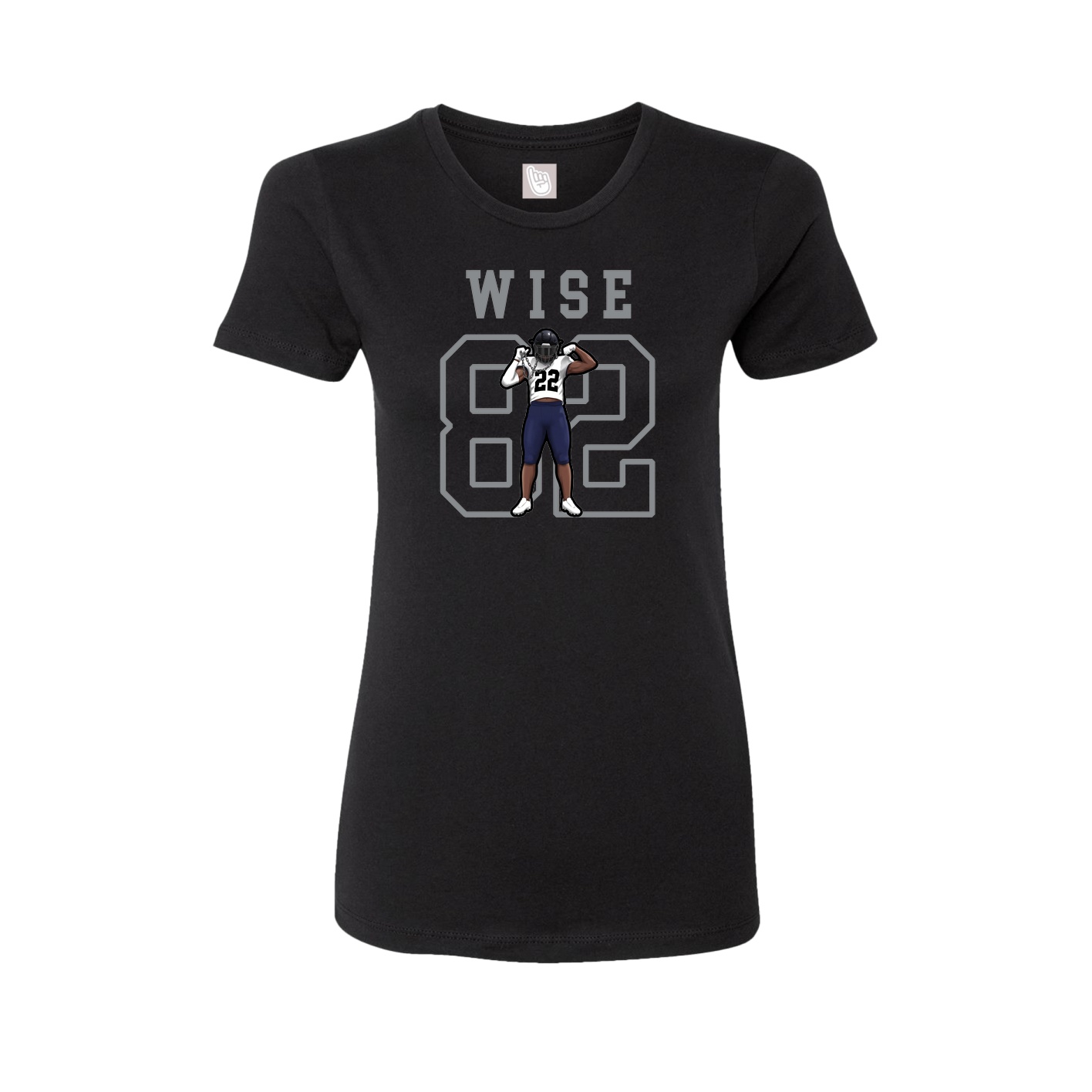 Fitted Women's Tee — Shirsey in Black