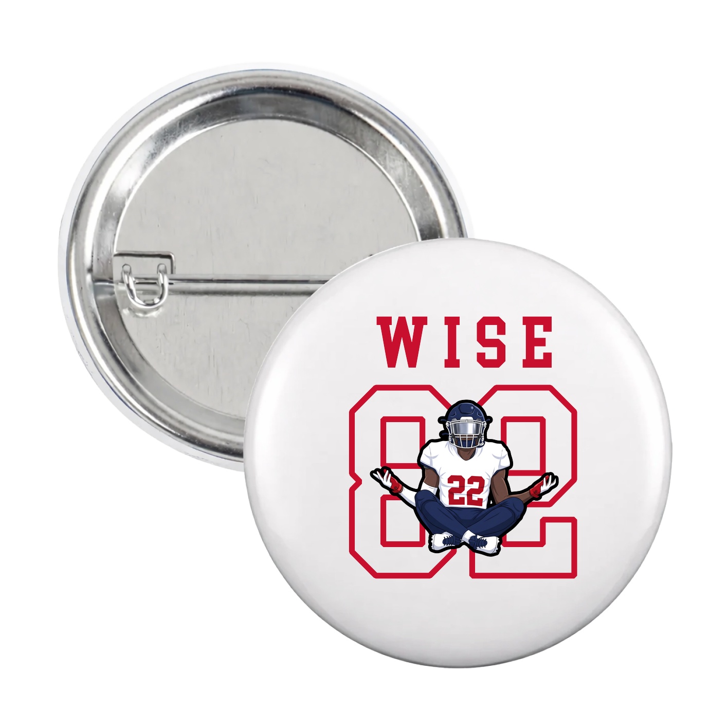 Game Day Button — Shirsey in White