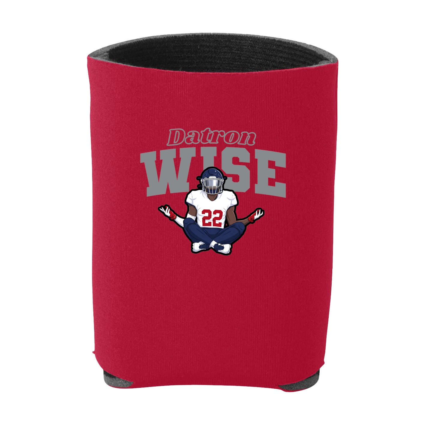 Can Holder — Name Arch in Red