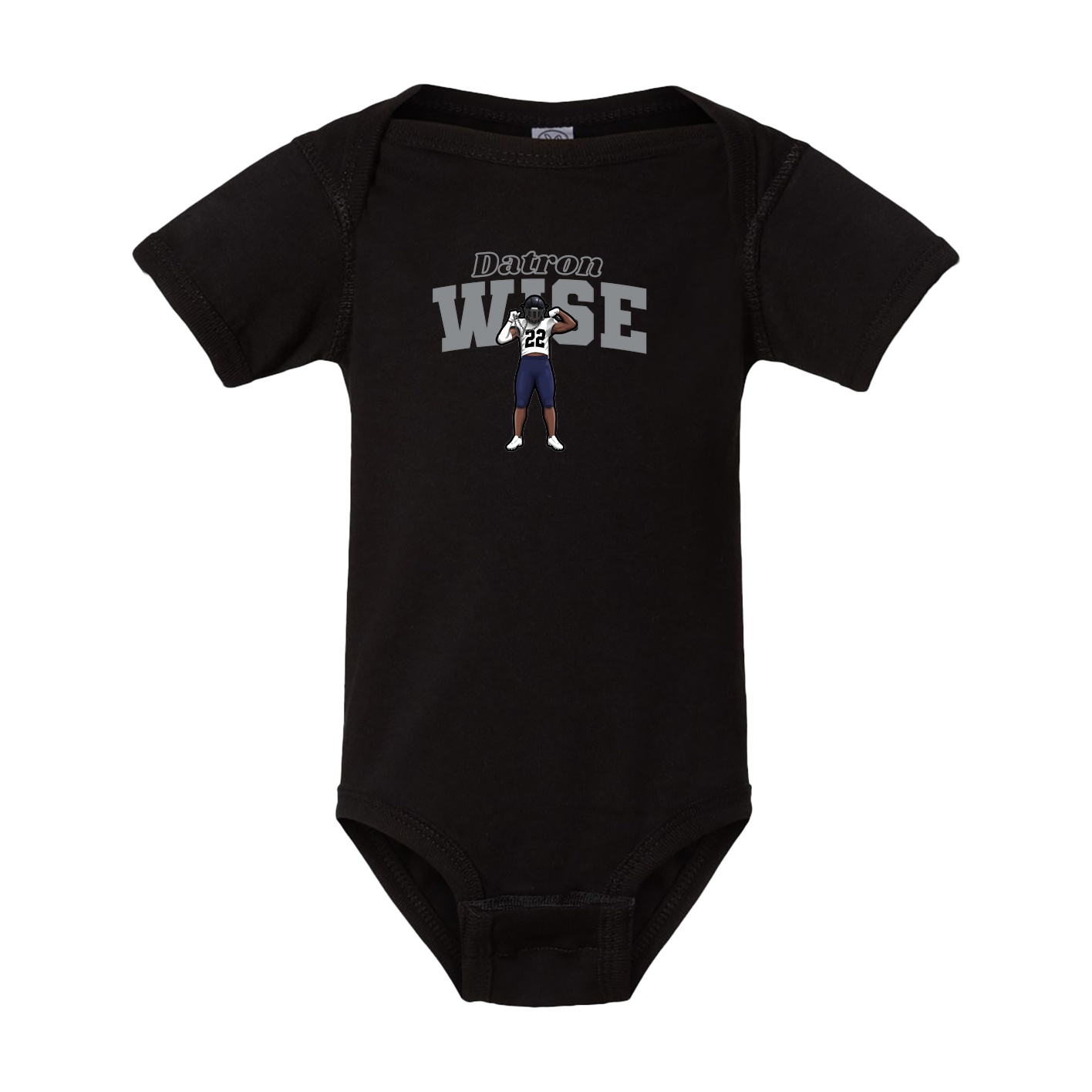 Baby Onesie — Name Arch in Black