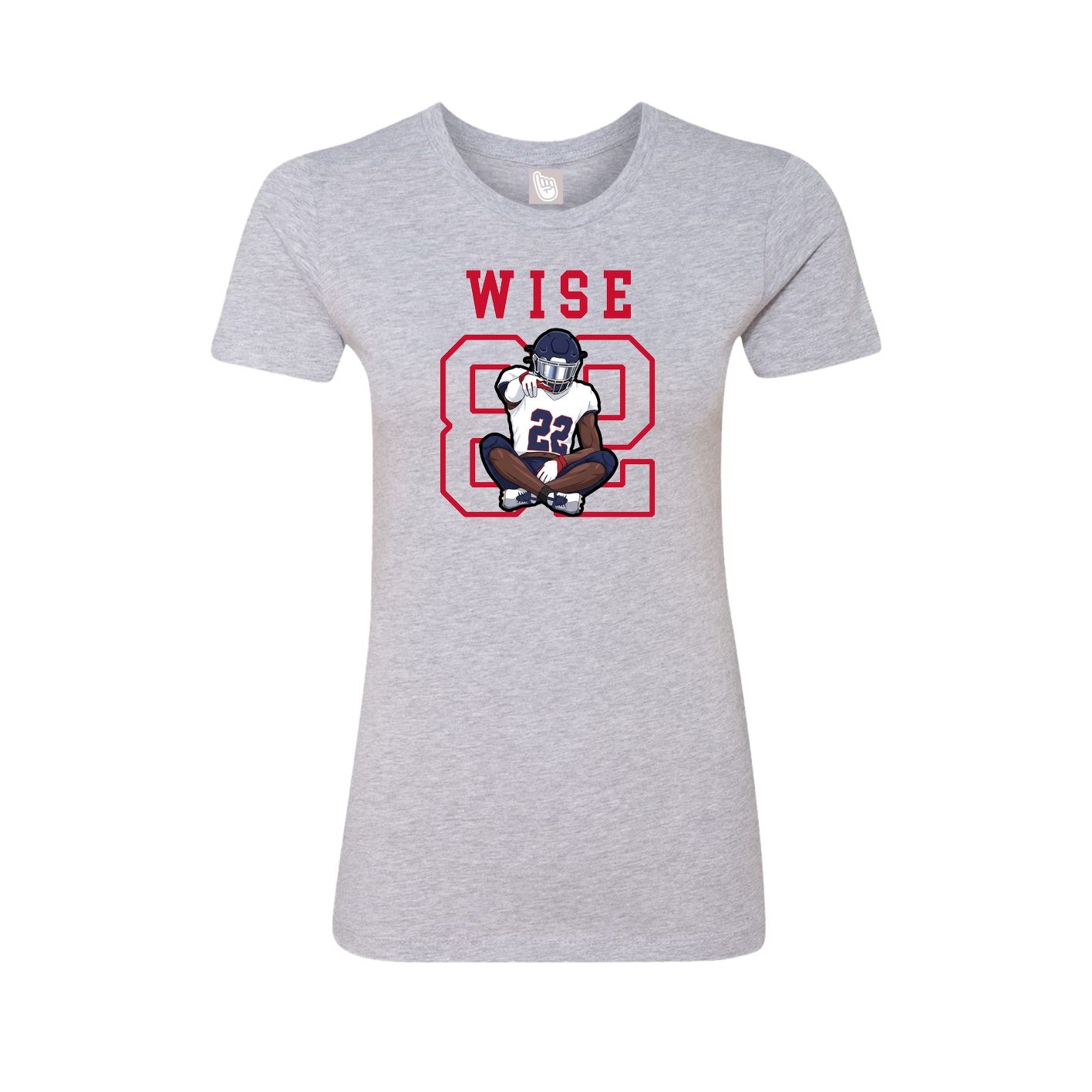 Fitted Women's Tee — Shirsey in Grey