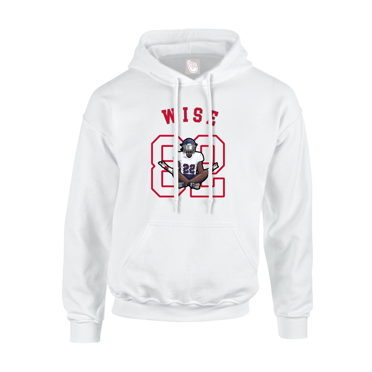 Youth Hoodie — Shirsey Arch in White