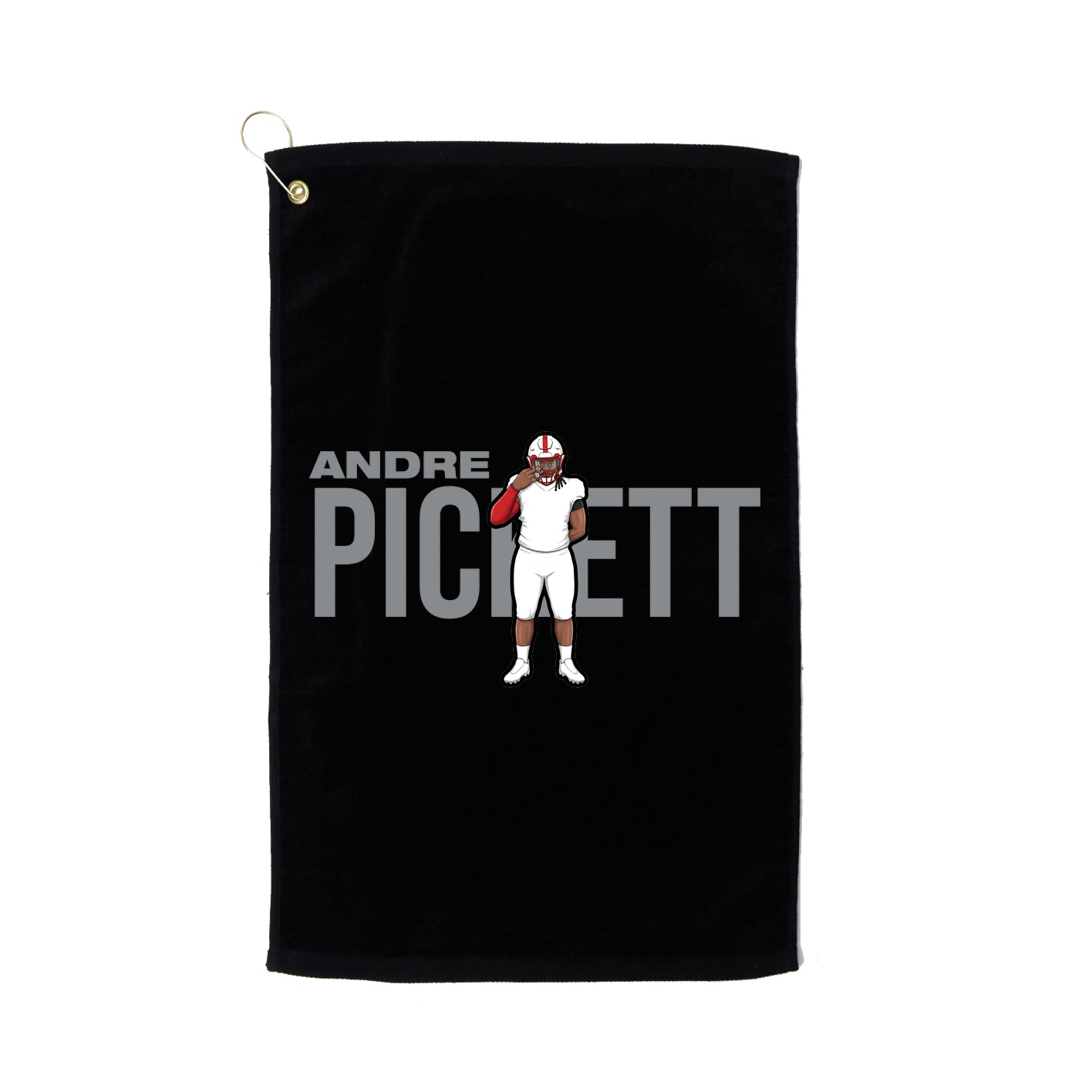 Golf Towel — Player Name in Black