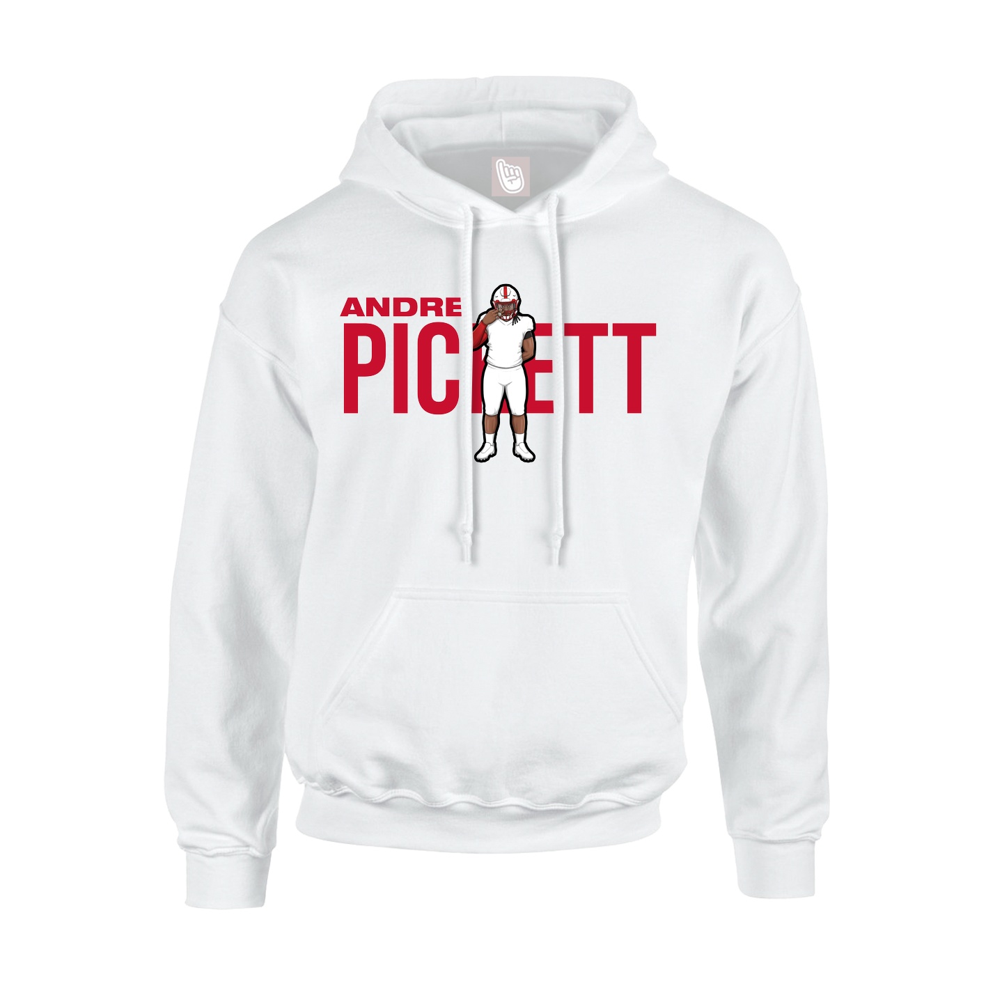 Hoodie — Player Name in White