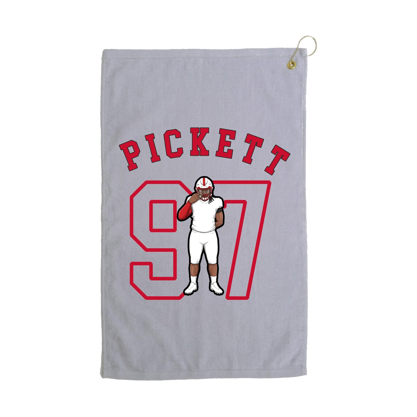 Golf Towel — Shirsey Arch in Grey