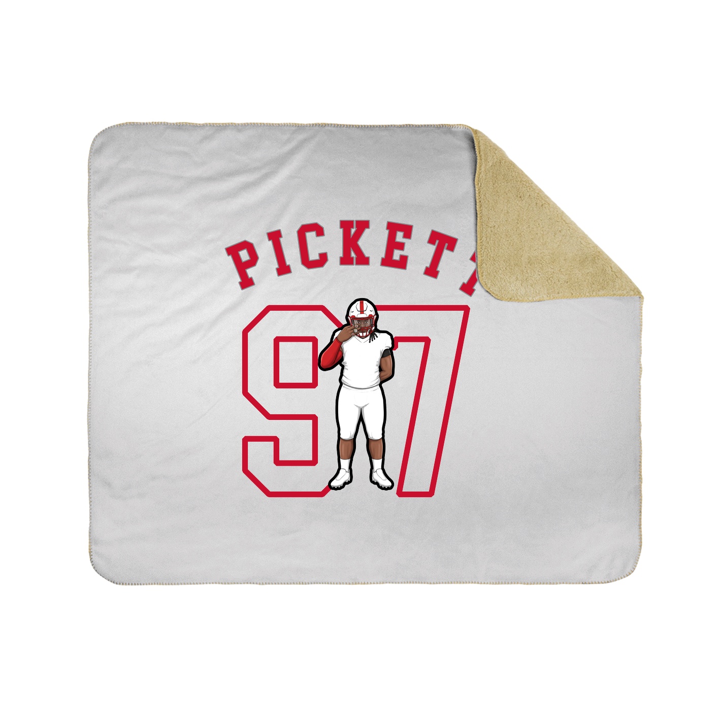 Throw Blanket — Shirsey Arch in White