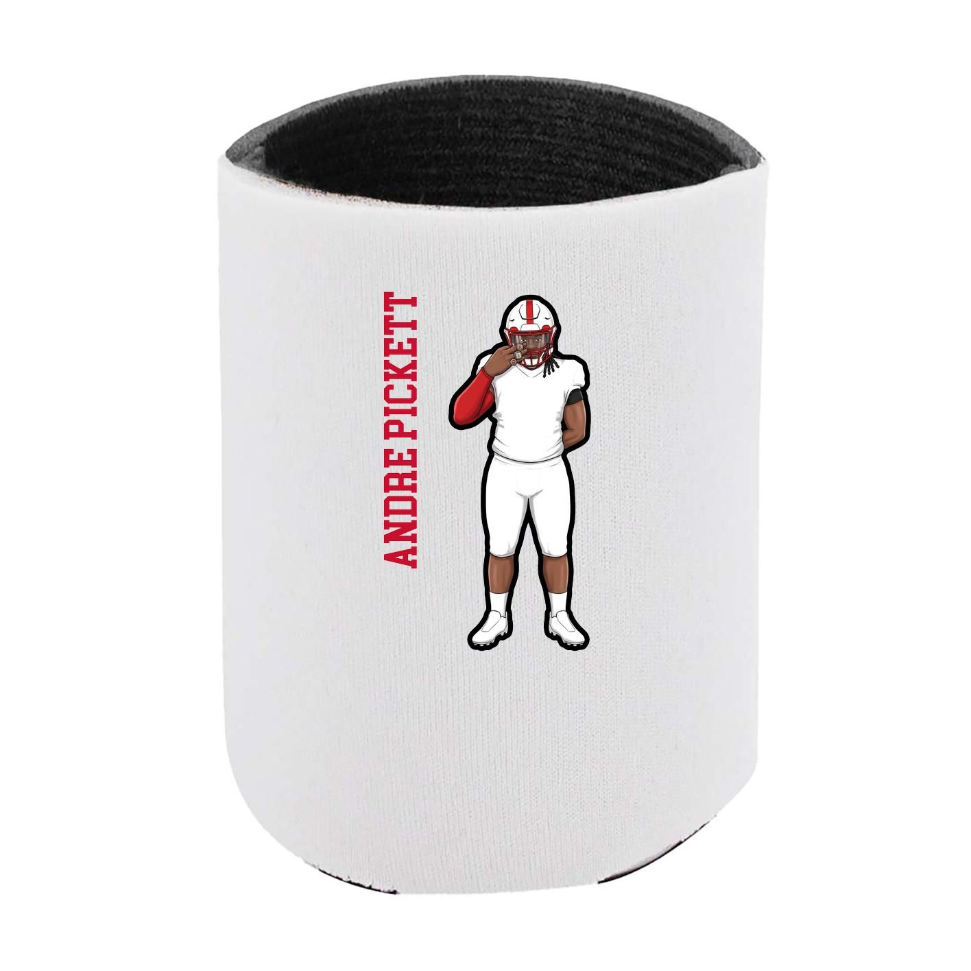 Can Holder — Name Vertical in White