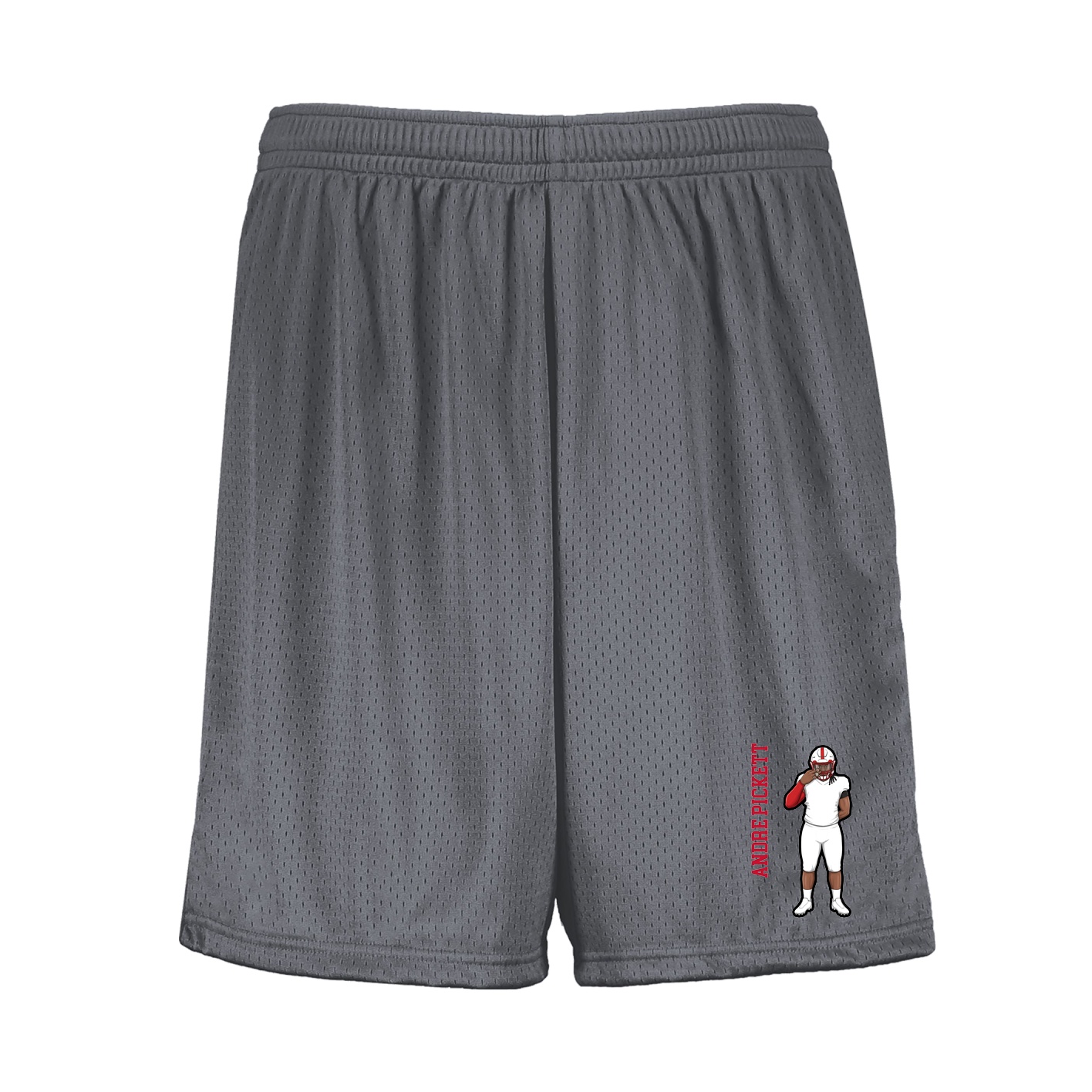 Shorts — Name Vertical in Grey