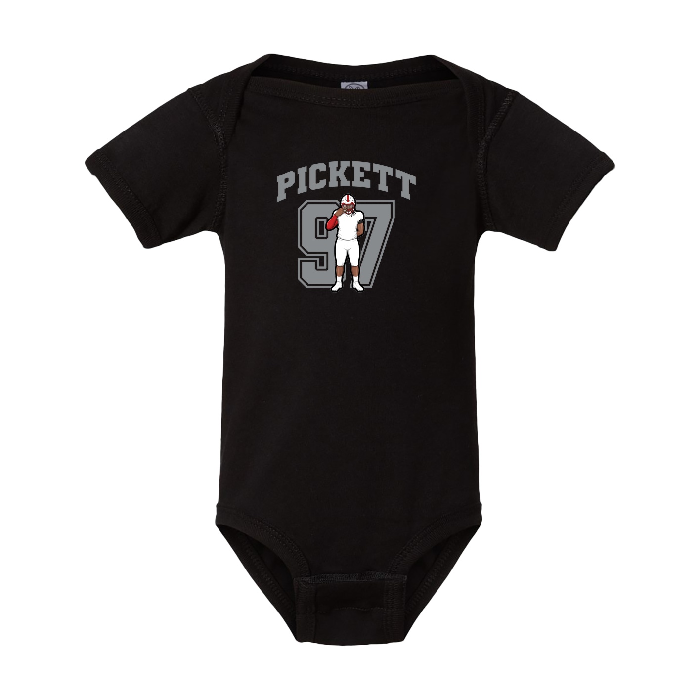 Baby Onesie — Number in Black