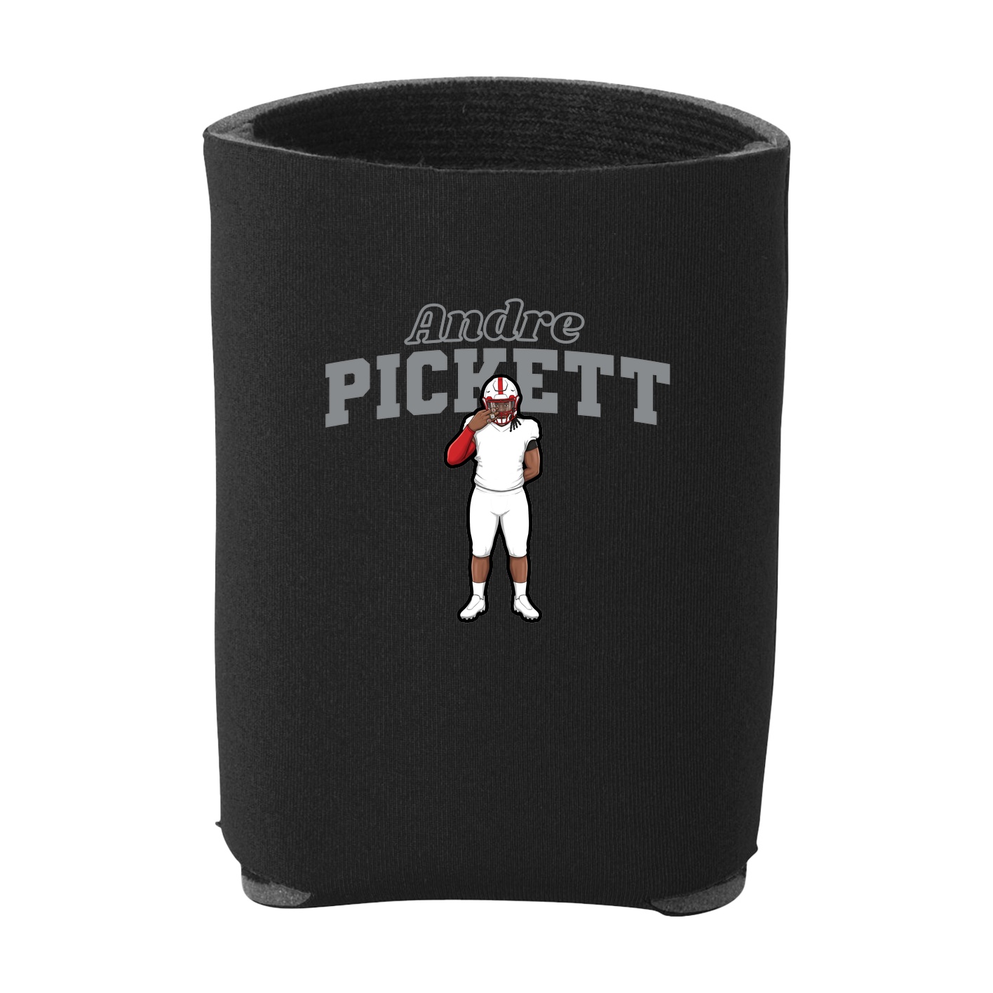 Can Holder — Name Arch in Black