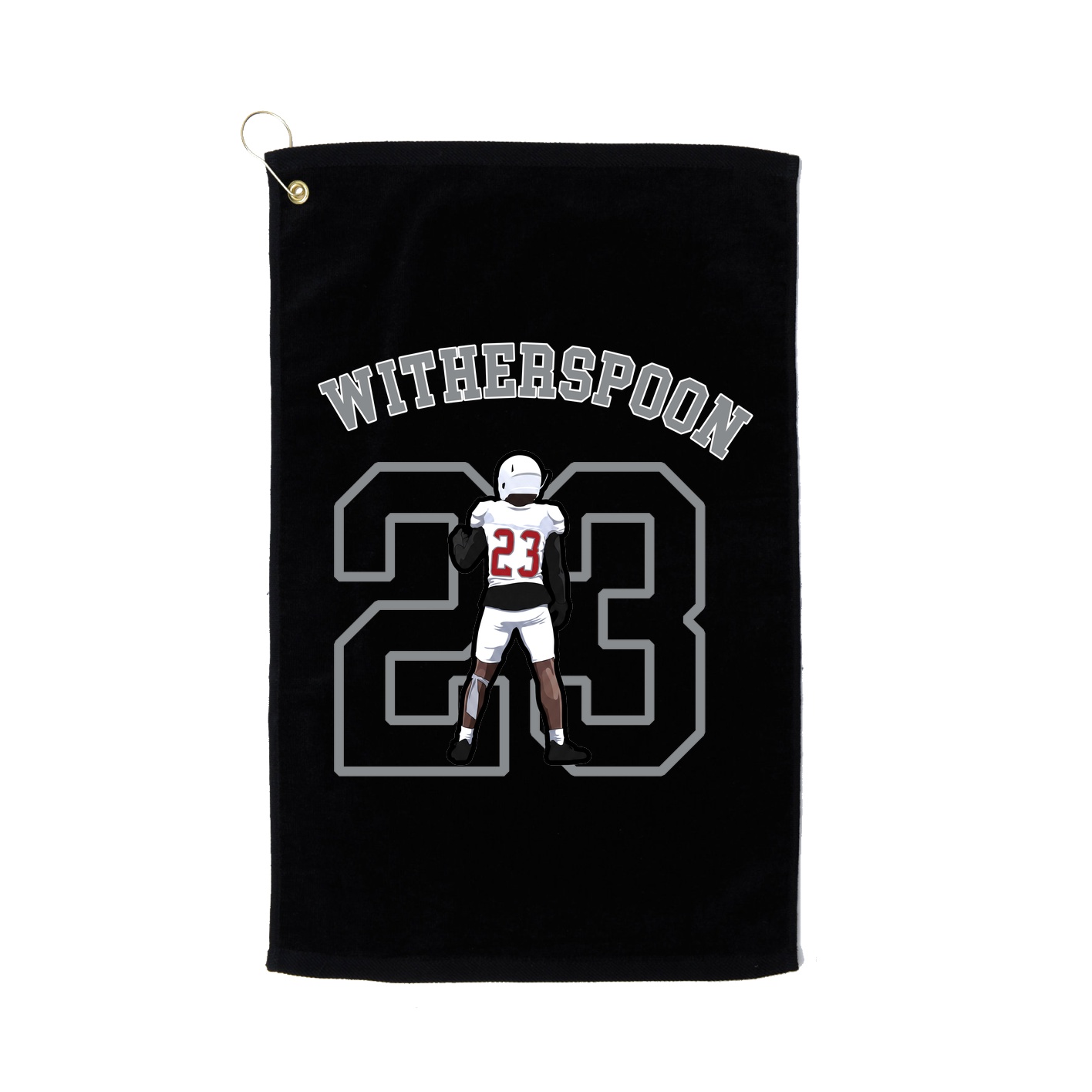 Golf Towel — Shirsey Arch in Black