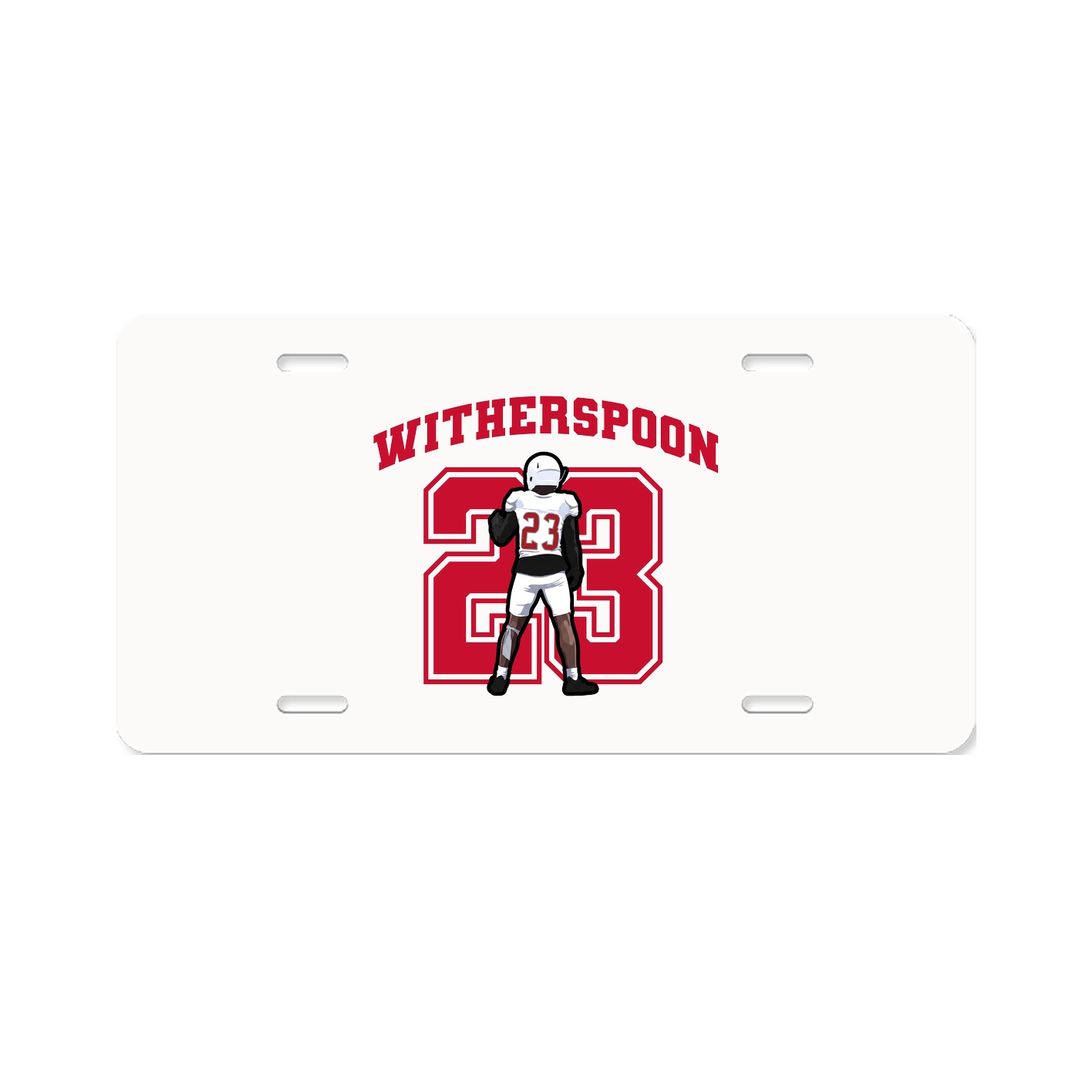 License Plate — Number in Classic