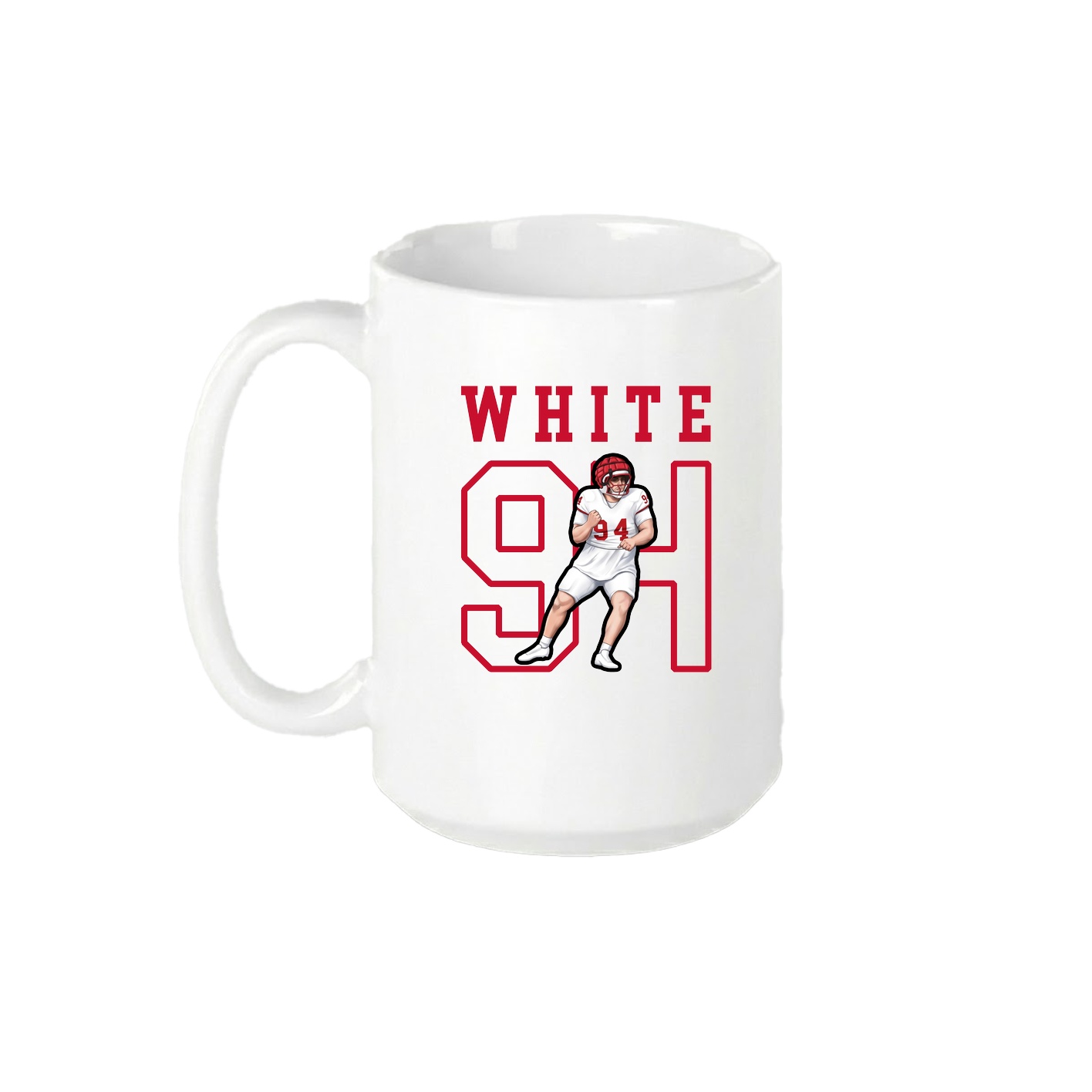 15oz Coffee Mug — Shirsey in White