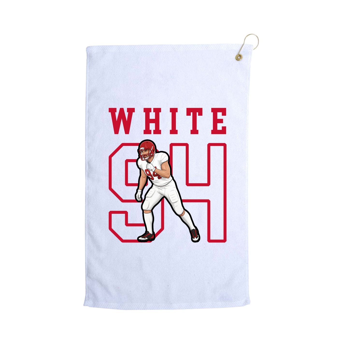 Golf Towel — Shirsey in White