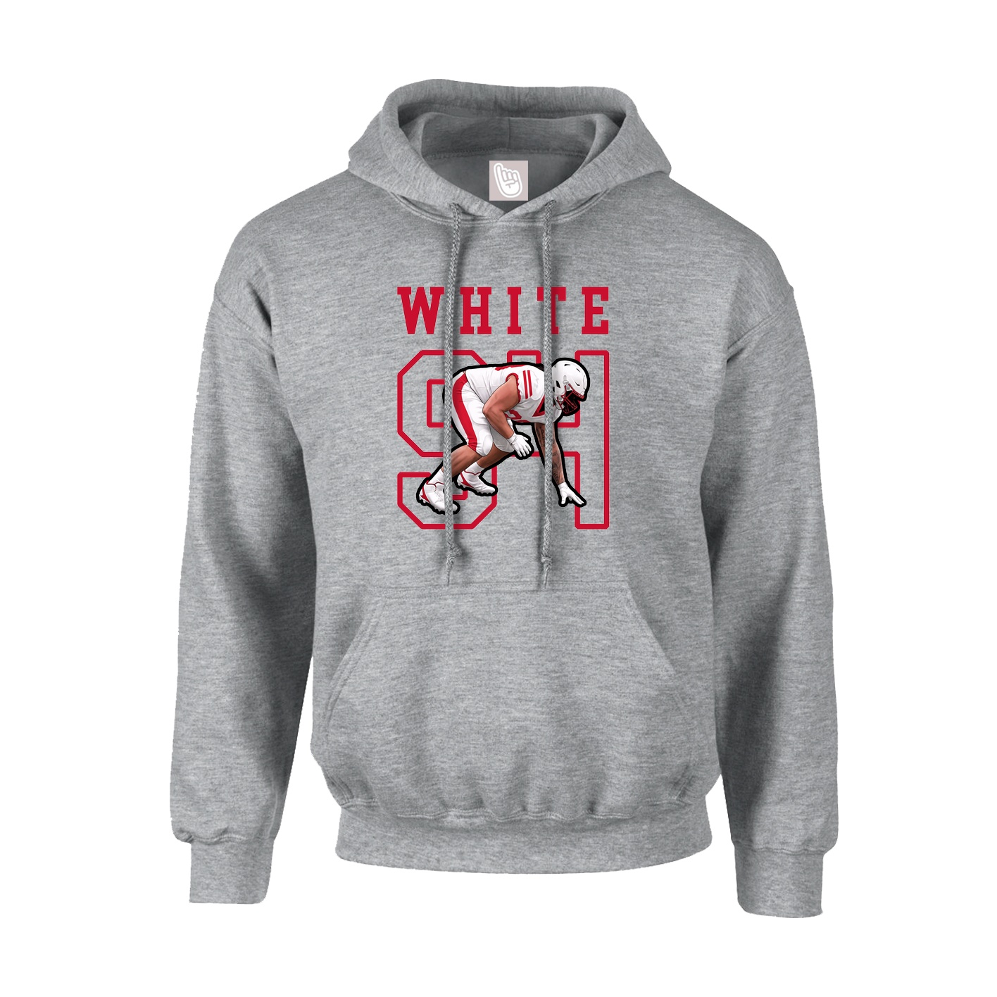 Hoodie — Shirsey in Grey