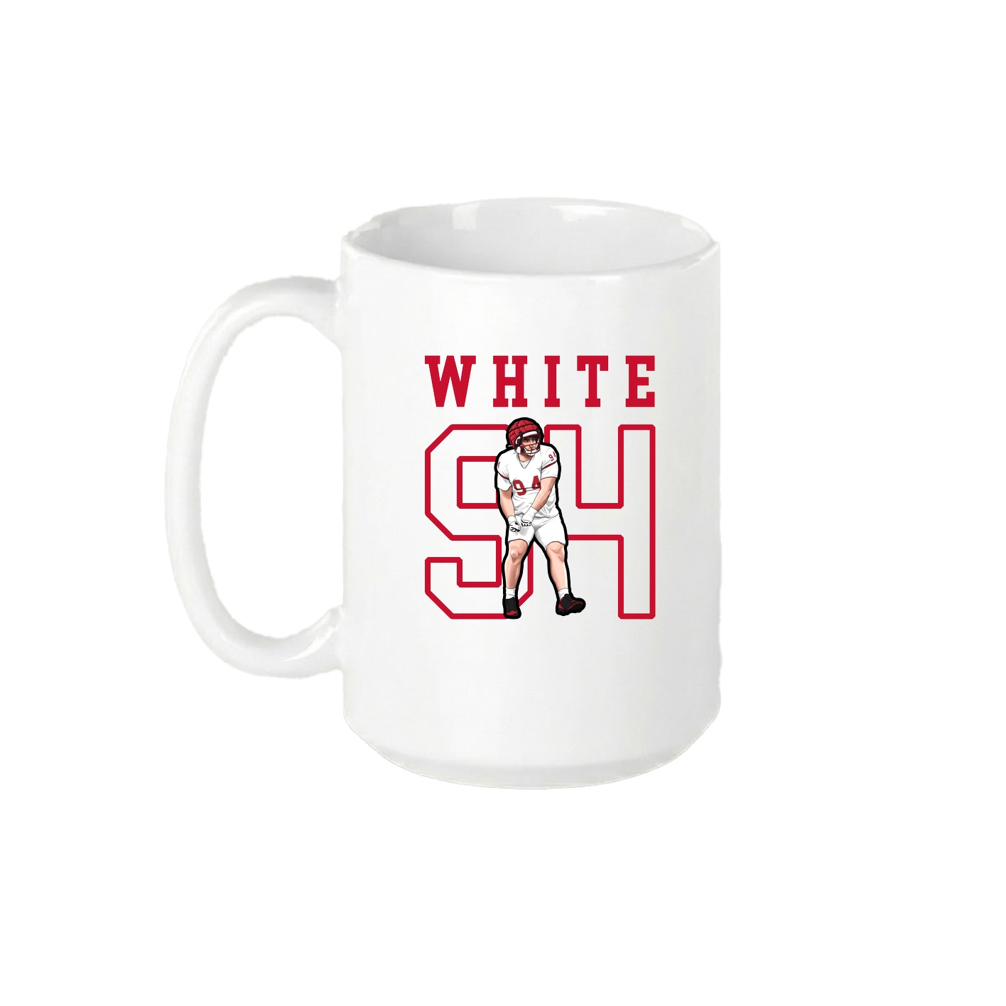 15oz Coffee Mug — Shirsey in White