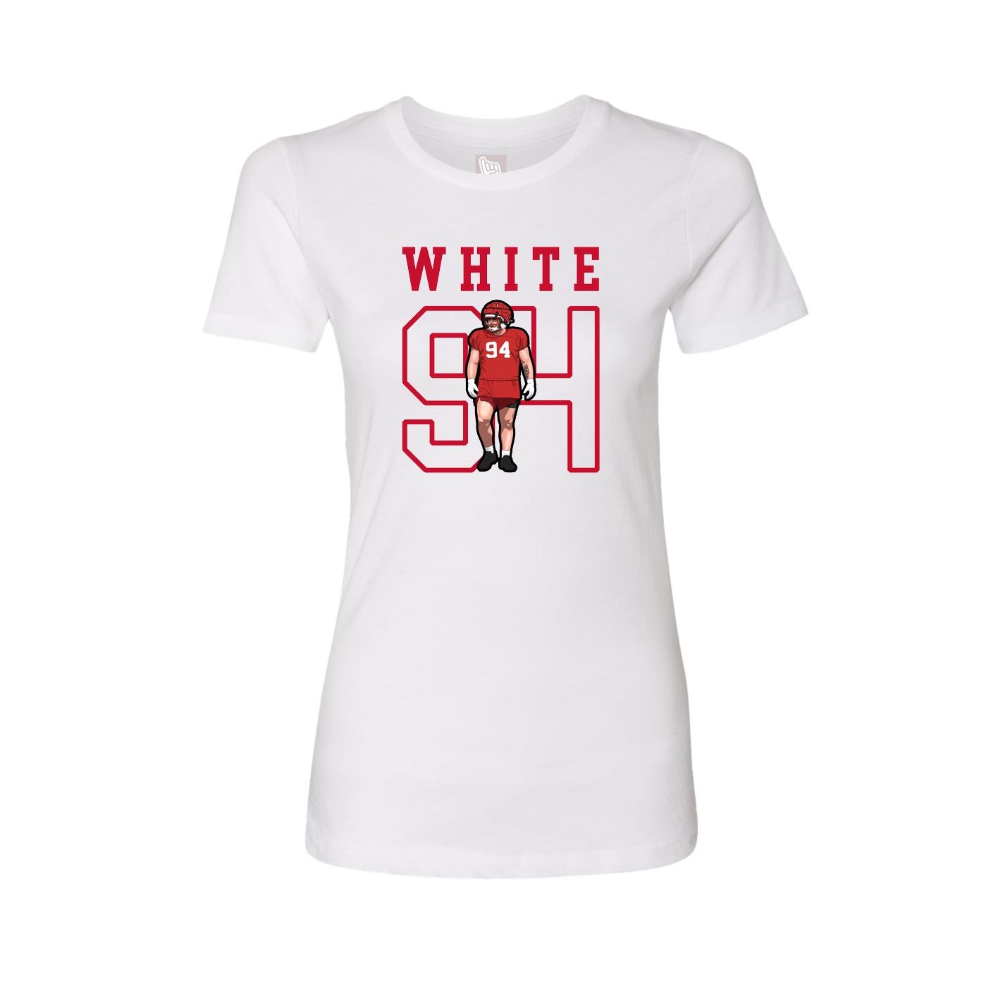 Fitted Women's Tee — Shirsey in White