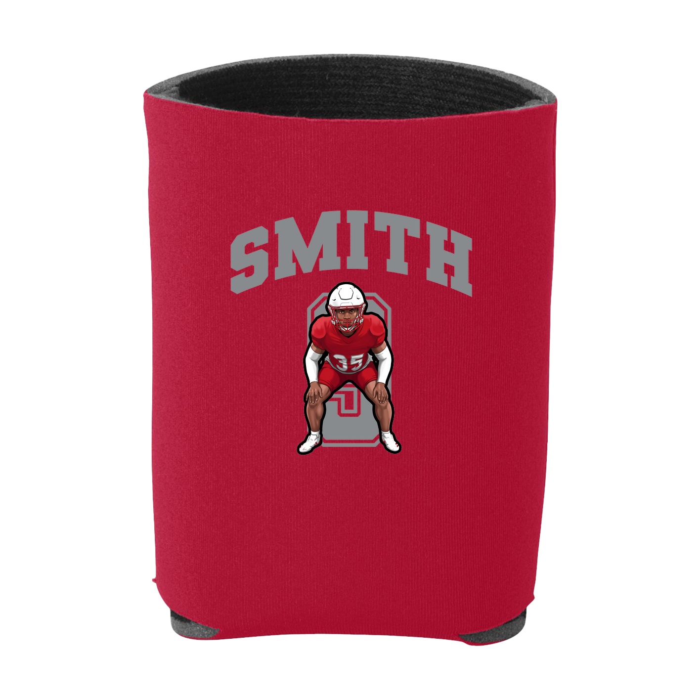 Can Holder — Number in Red