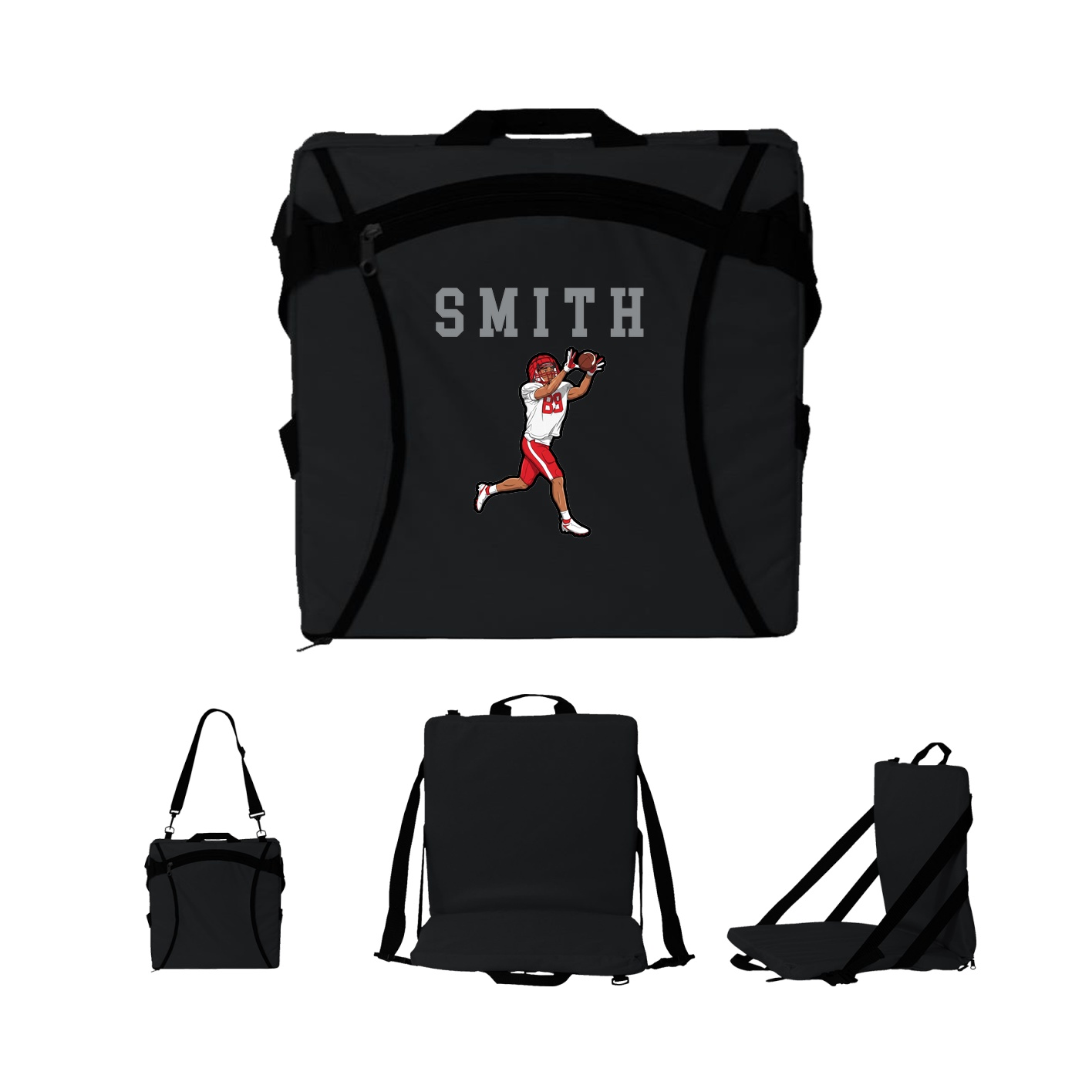 Folding Stadium Seat — Shirsey in Black